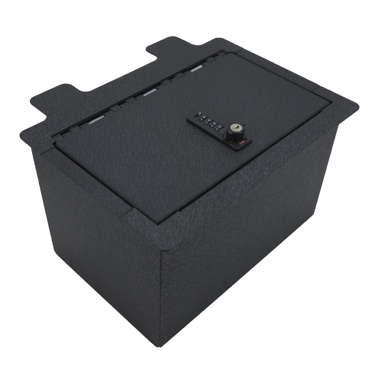 Console Safe Vault for GMC Sierra 1500 2019-2022 (4 Digit Combo Lock with Key)