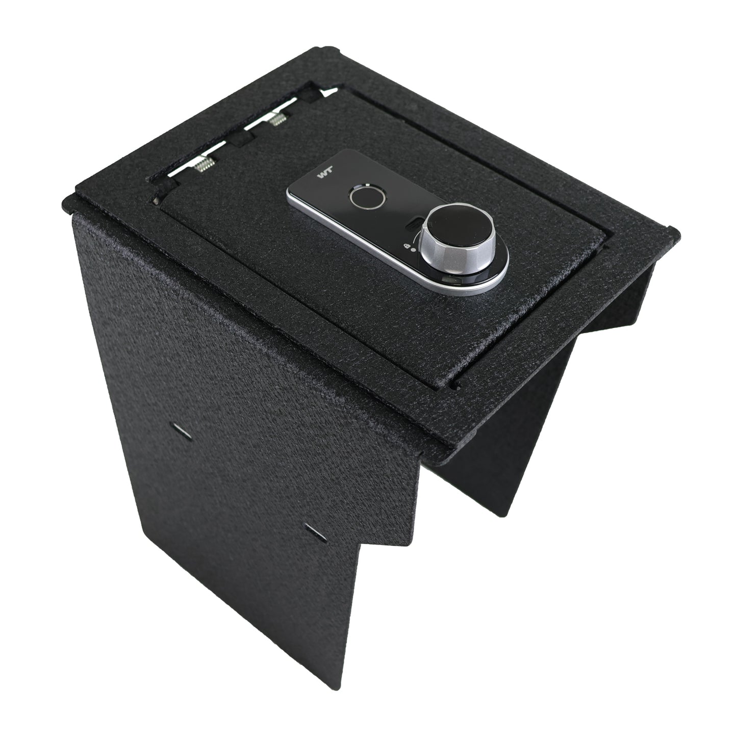 Console Safe Vault for 2021-2025 Rivian R1S/R1T (Fingerprint Lock with Key)