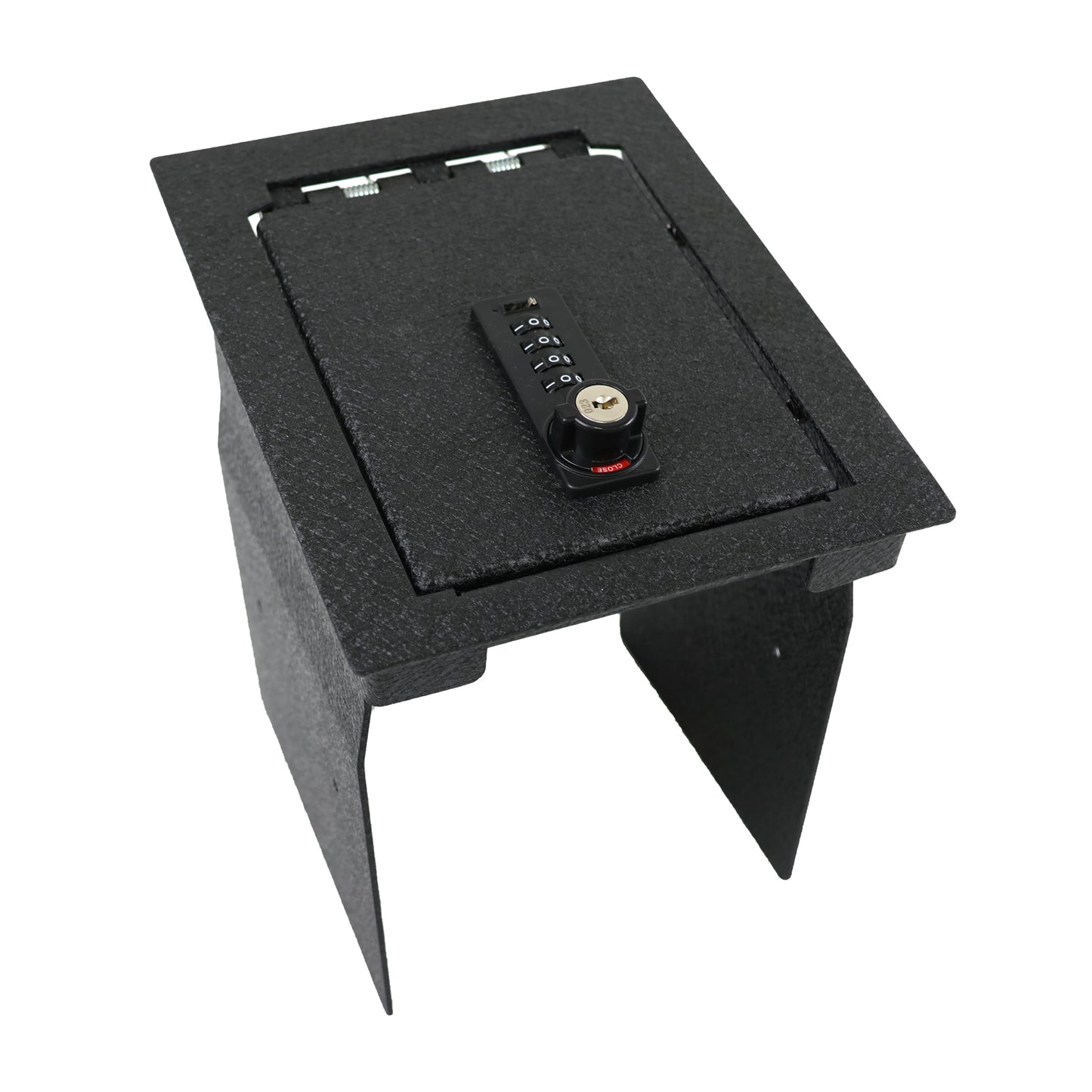 Console Safe Vault for 2013-2019 Ford Explorer (4 Digit Combo Lock with Key)