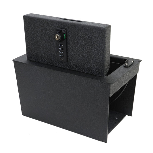 Console Safe Vault for 2015-2020 Lexus NX 300 (4 Digit Combo Lock with Key)