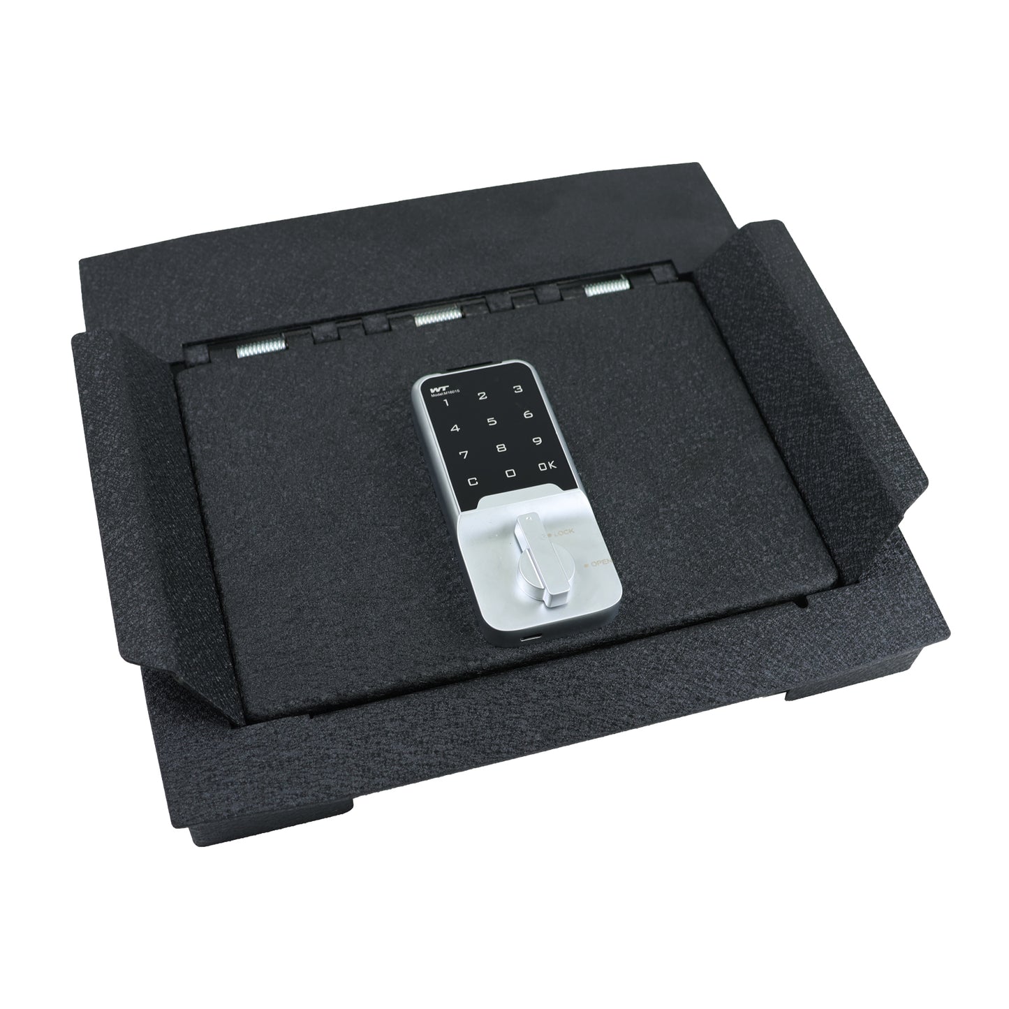 Console Safe Vault for 2023-2025 Ford F250 Super Duty (Electronic Keypad Lock)