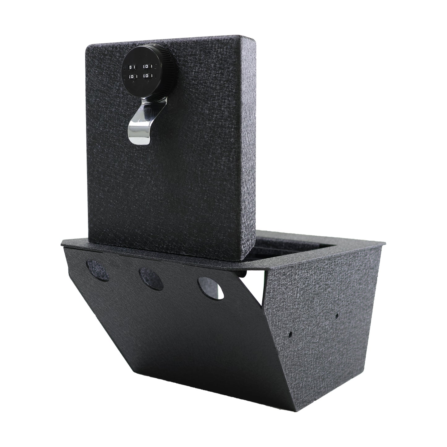 Console Safe Vault for 2024-2025 Tesla Cybertruck (4-Digit Combo Lock)