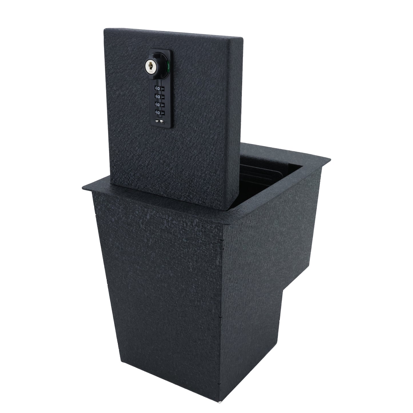 Console Safe Vault for Toyota 4Runner 2010-2024 (4 Digit Combo Lock with Key)