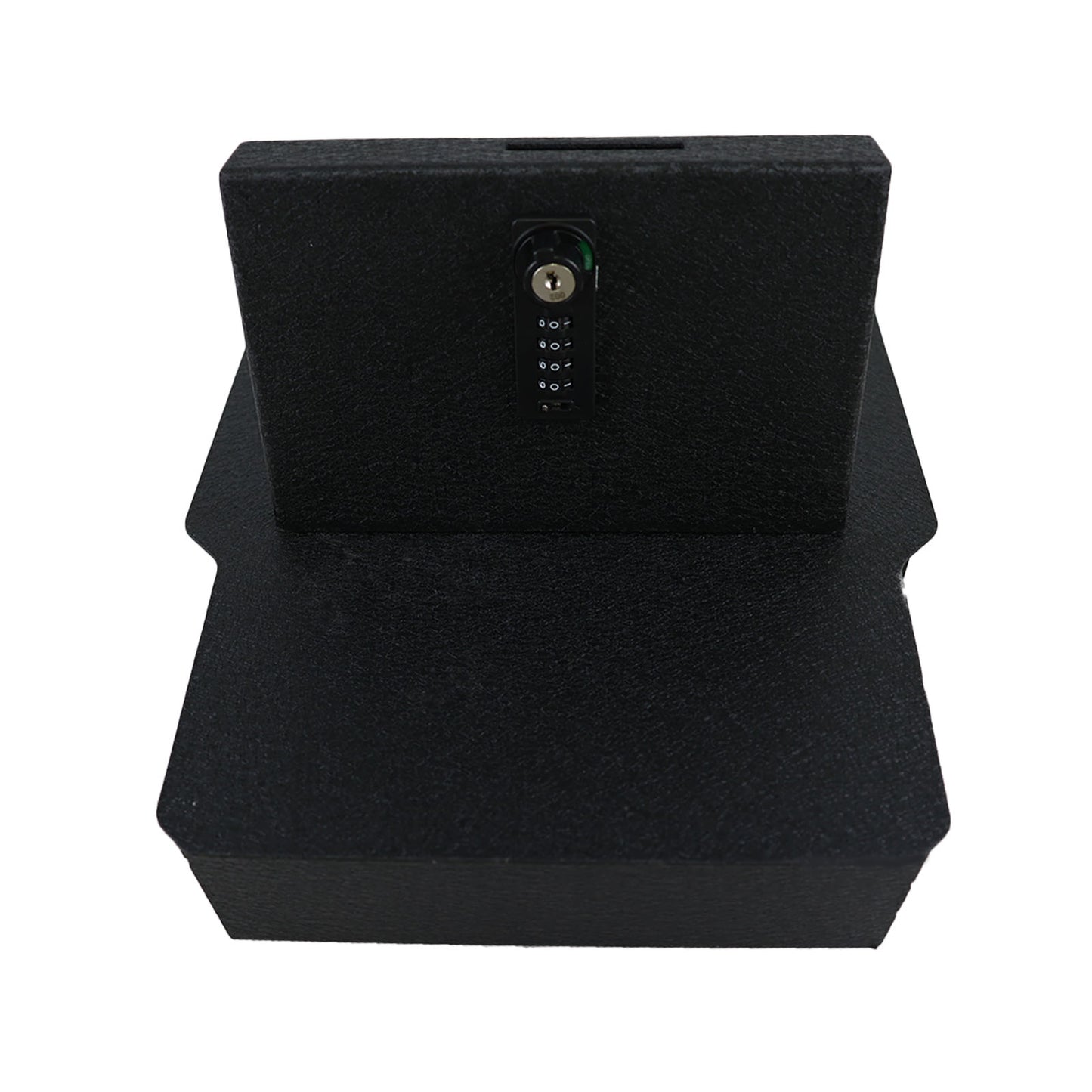 Underseat Console Safe Vault for 2020-2024 Dodge Ram 1500/2500/3500 (4 Digit Combo Lock with Key)