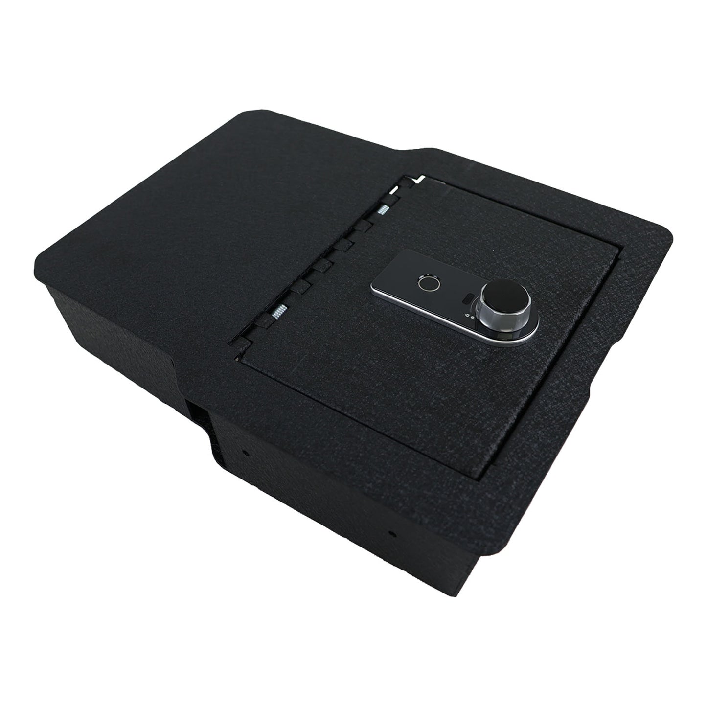 Underseat Console Safe Vault for 2020-2024 Dodge Ram 1500/2500/3500 (Fingerprint Lock with Key)