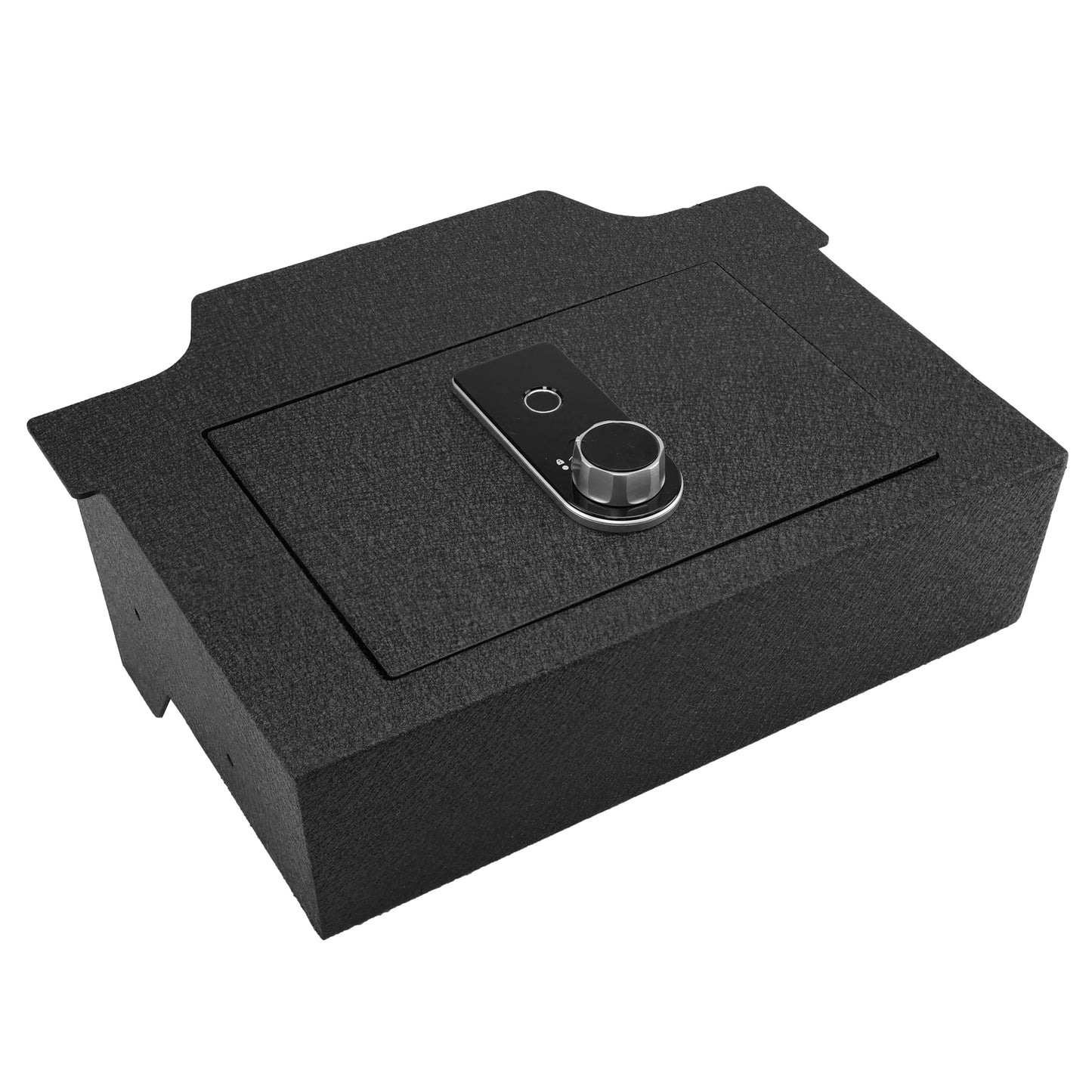 Pro Console Safe Vault for 2019-2025 Dodge Ram 1500/2500/3500 Bighorn (Fingerprint Lock with Key)