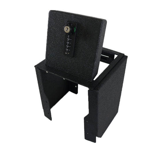 Console Safe Vault for 2022-2026 Ford Maverick (4 Digit Combo Lock with Key)