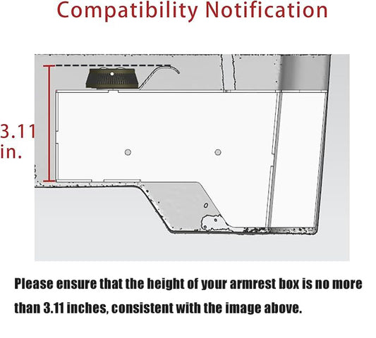 Console Safe Vault for 2019-2026 Dodge Ram 1500/2500/3500 Sliding Model (Triple Lock)