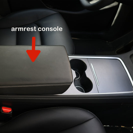 Console Safe Vault for 2024-2026 Tesla Model 3 (4 Digit Combo Lock with Key)