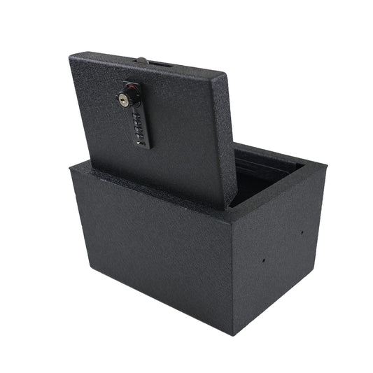 Console Safe Vault for 2021-2025 Cadillac Escalade (4 Digit Combo Lock with Key)