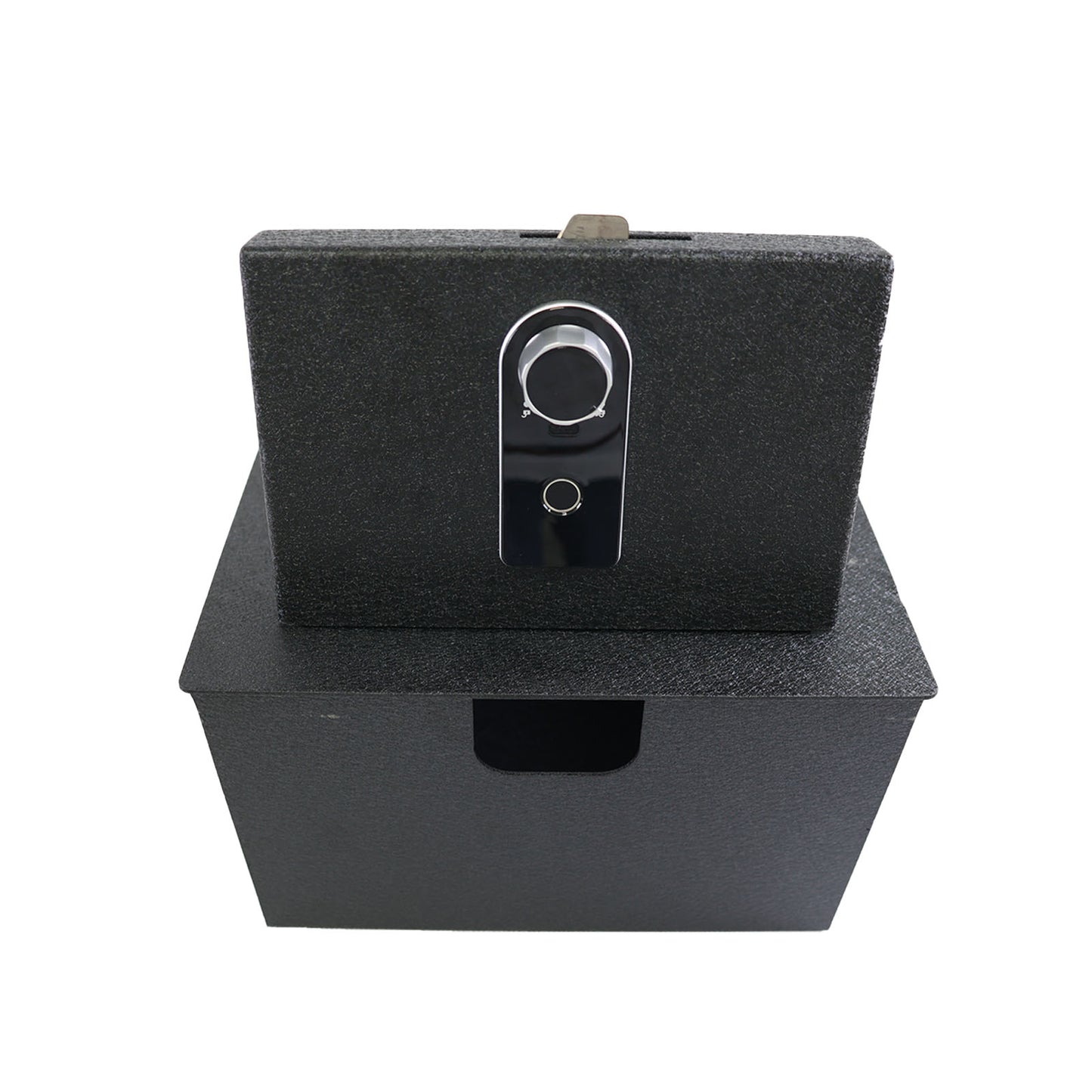 Console Safe Vault for 2024-2025 GMC Hummer EV (Fingerprint Lock with Key)