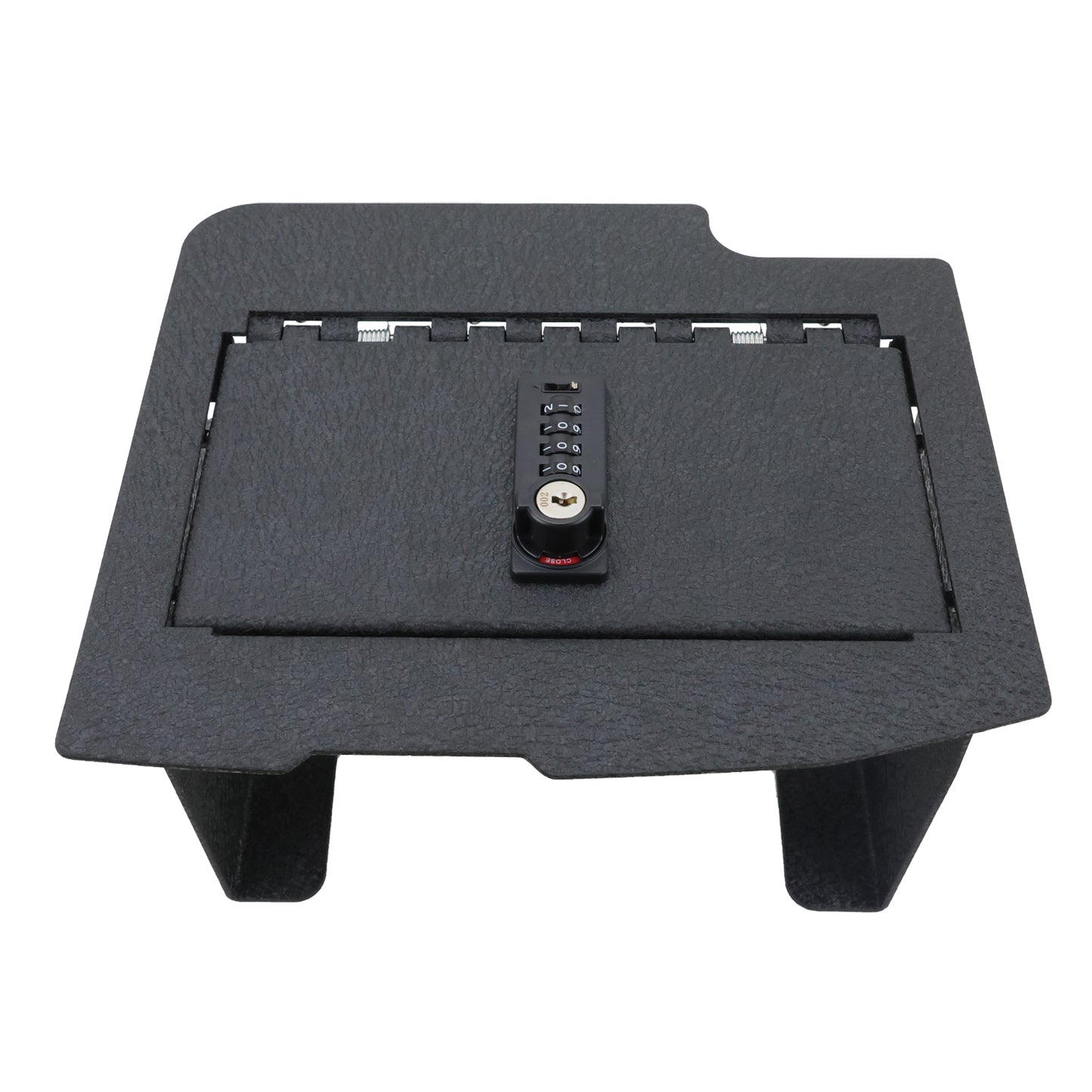 Console Safe Vault for 2013-2018 Dodge Ram 2500 with CD (4 Digit Combo Lock with Key)