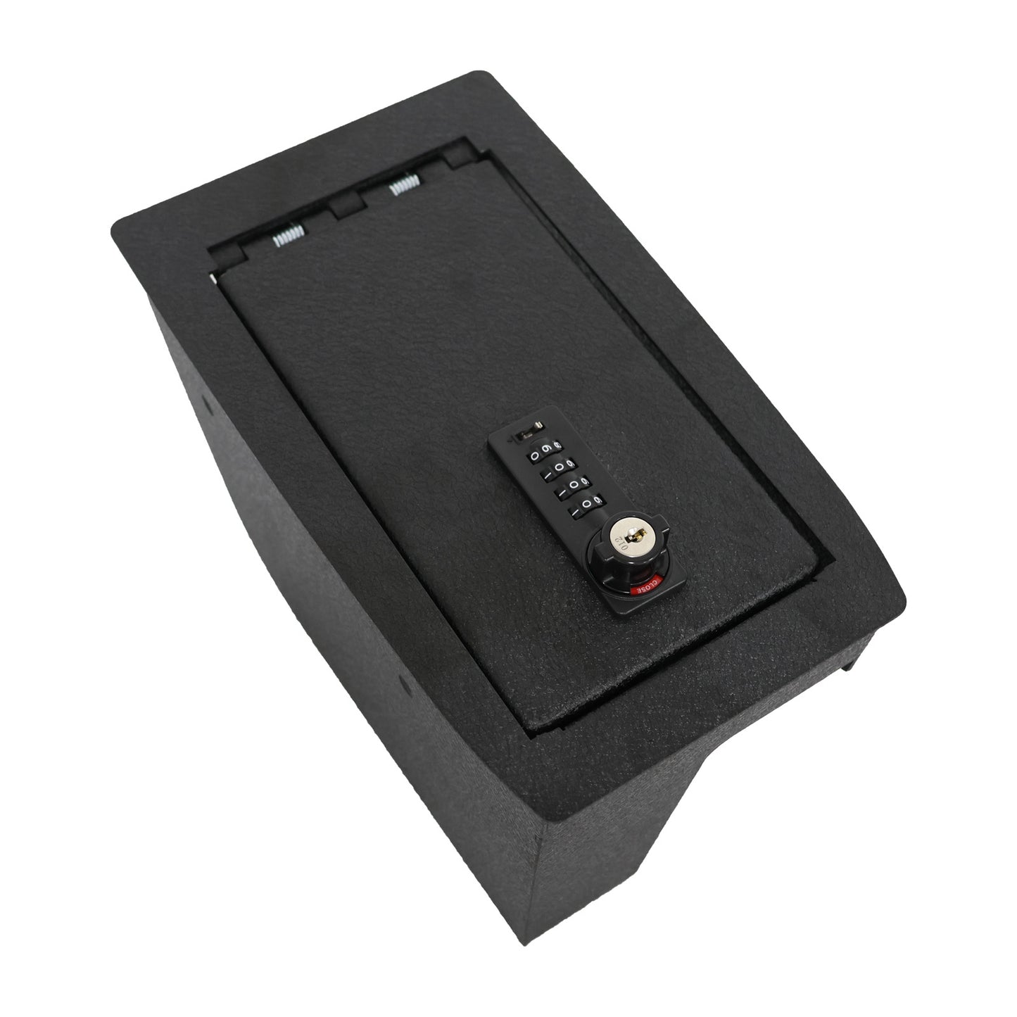 Console Safe Vault for 2020-2025 Ford Escape (4 Digit Combo Lock with Key)