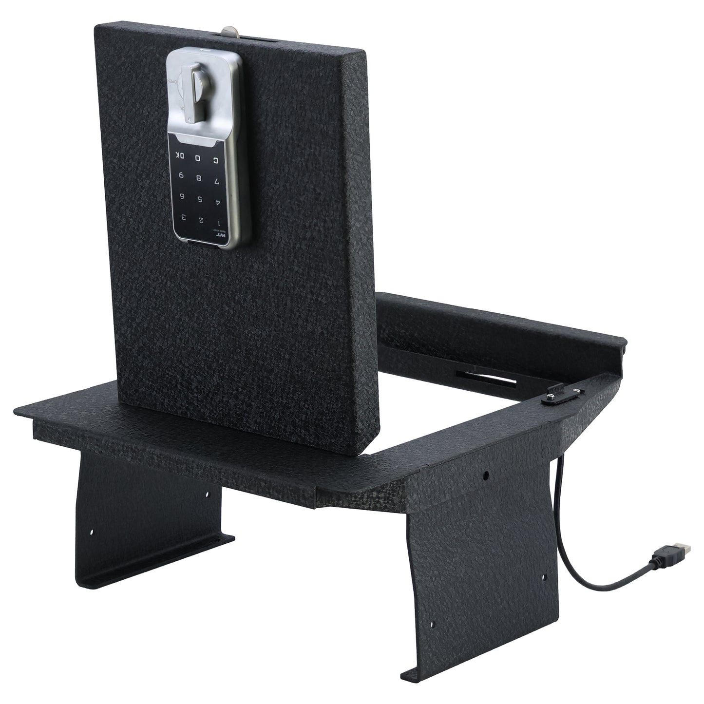 Console Safe Vault for 2021-2024 Ford F-150 Lightning (Electronic Keypad Lock)