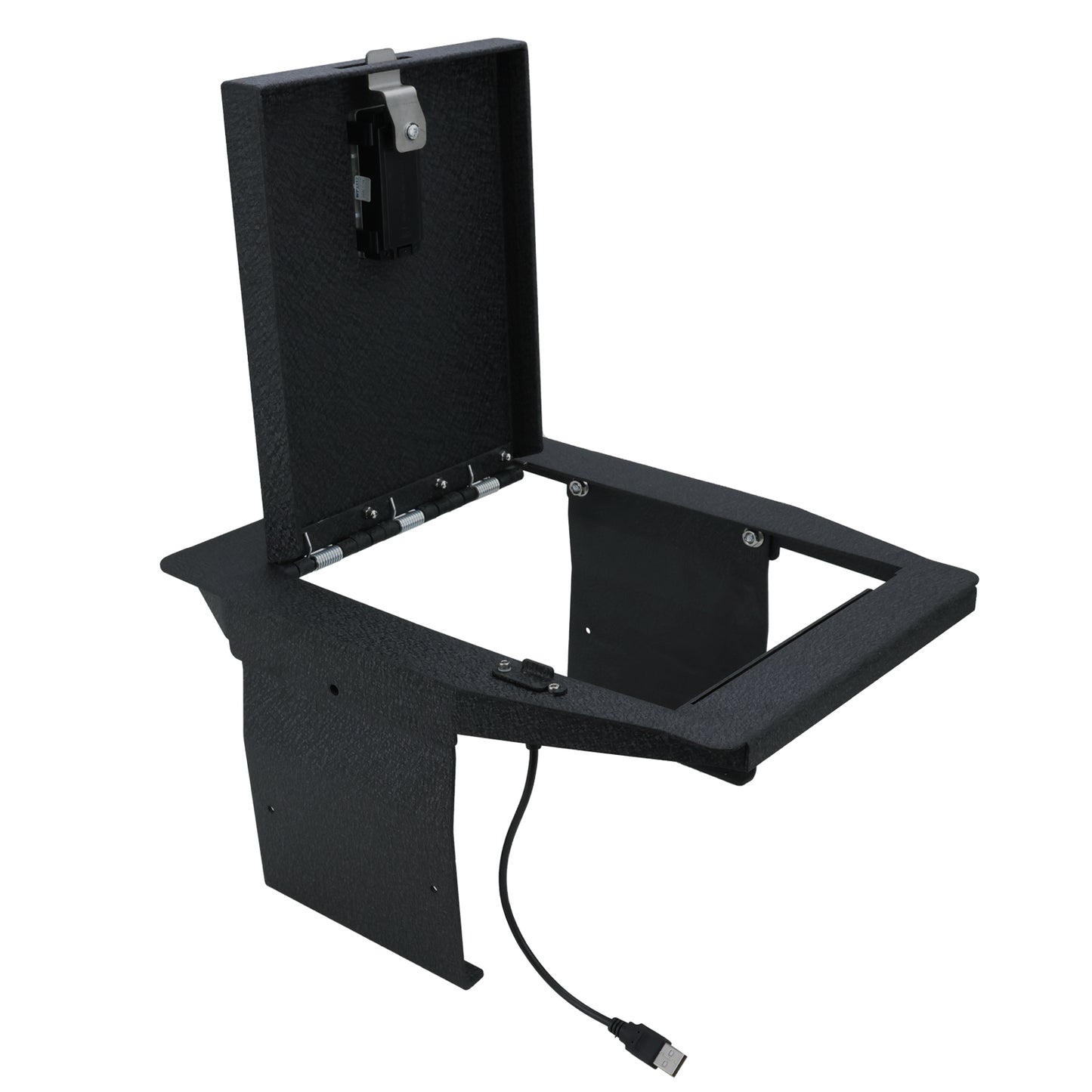 Console Safe Vault for Ford Expedition 2018-2024 (Fingerprint Lock with Key)