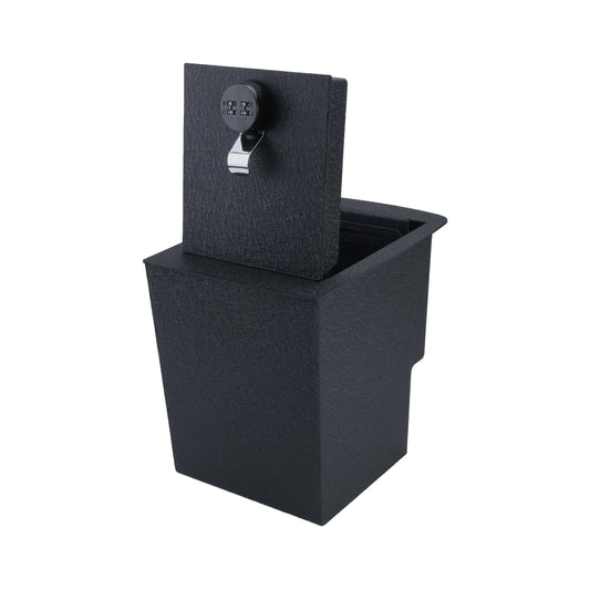 Console Safe Vault for 2019-2025 Kia Telluride with cigarette lighter (4-Digit Combo Lock)
