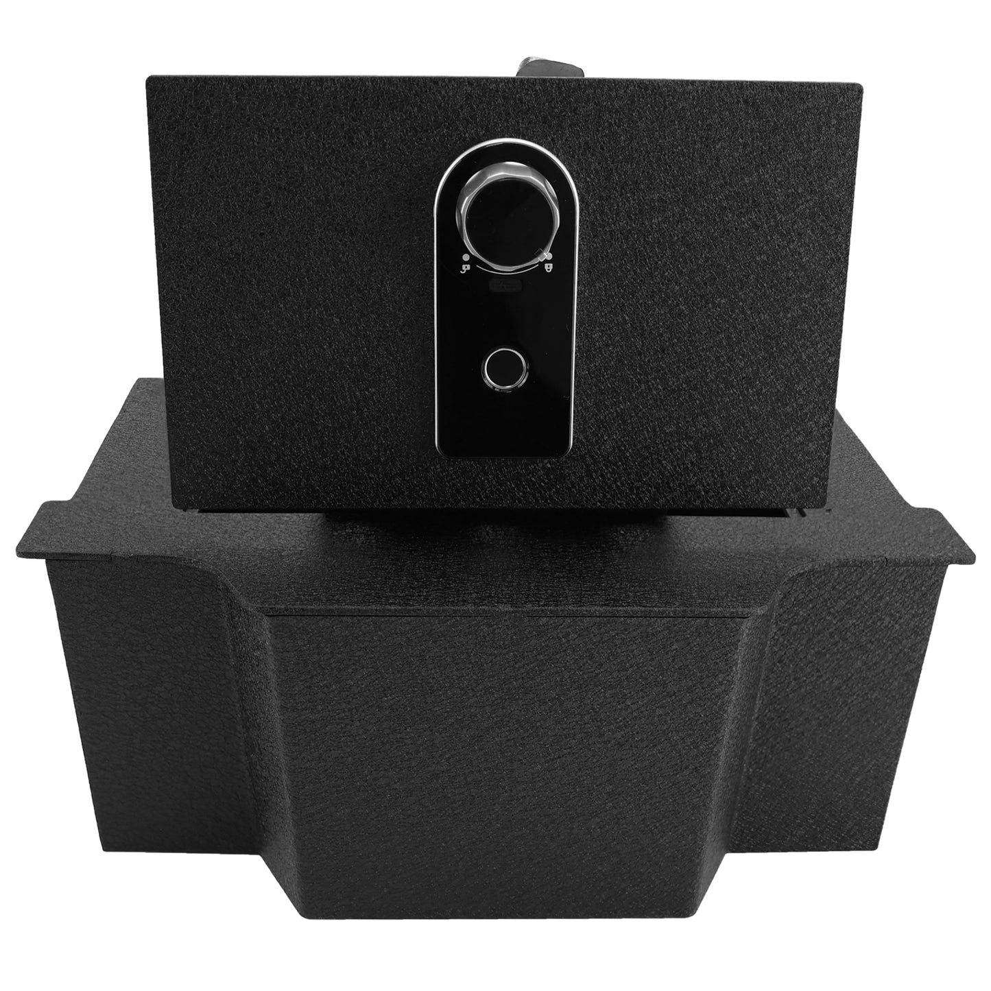 Pro Console Safe Vault for 2019-2025 Dodge Ram 1500/2500/3500 Bighorn (Fingerprint Lock with Key)