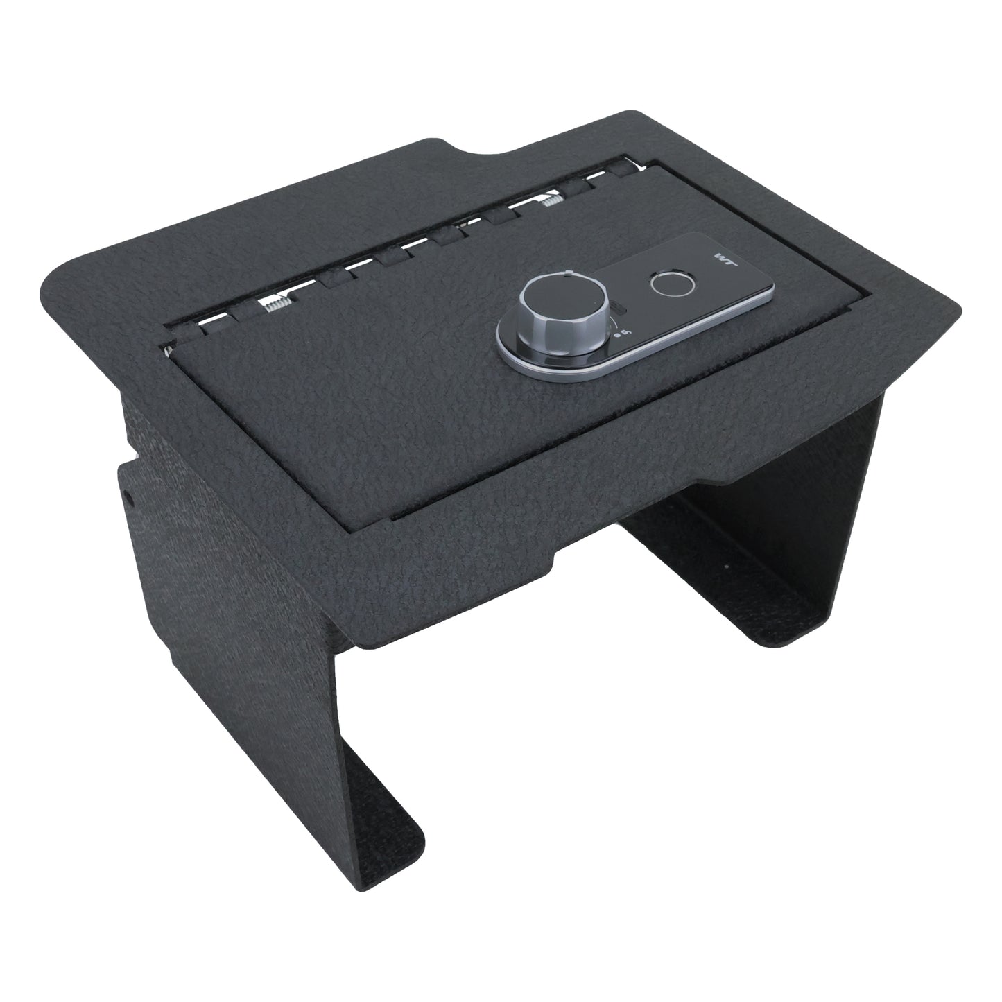 Console Safe Vault for 2013-2018 Dodge Ram 3500 with CD (Fingerprint Lock with Key)