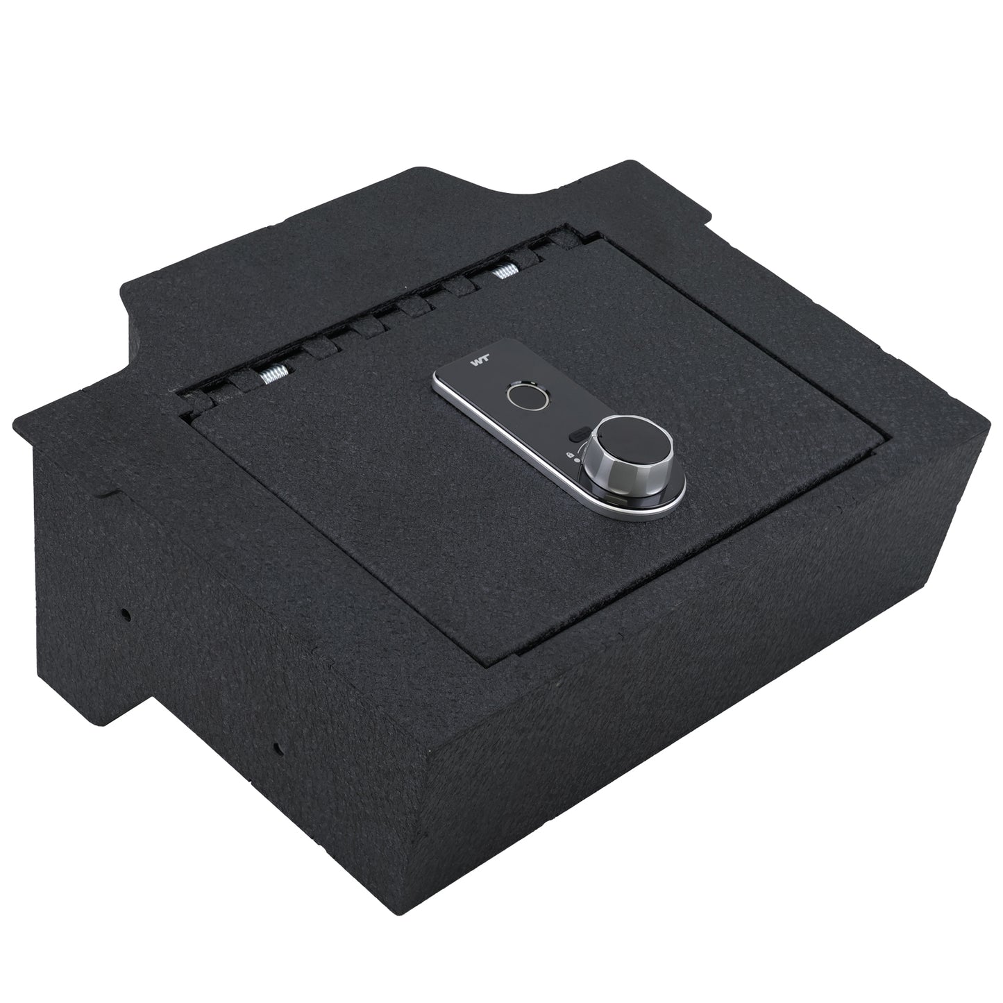 Console Safe Vault for 2019-2025 Dodge Ram 1500/2500/3500 Bighorn (Fingerprint Lock with Key)