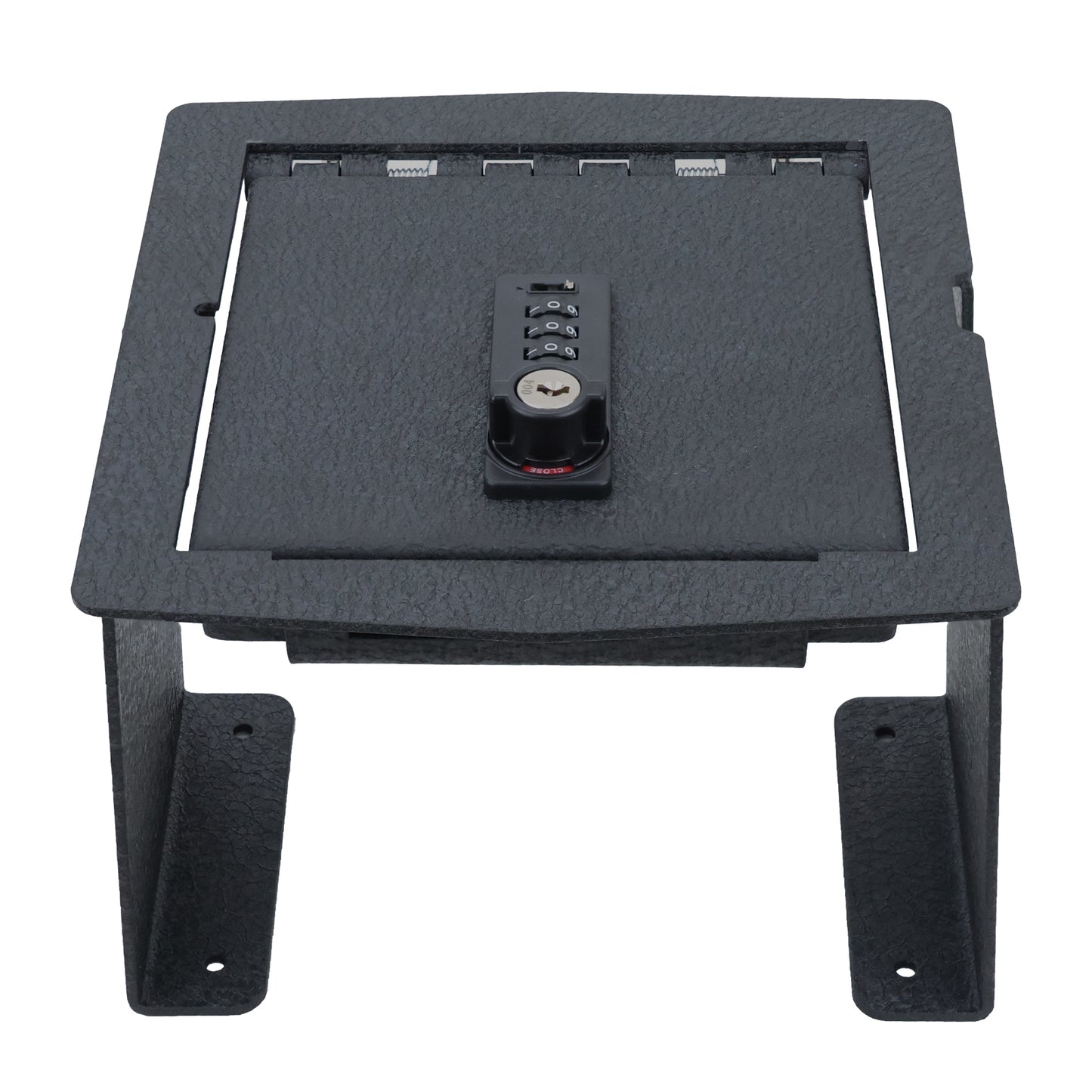 Console Safe Vault for 2018-2022 Jeep Wrangler JL and Jeep Gladiator (4 Digit Combo Lock with Key)
