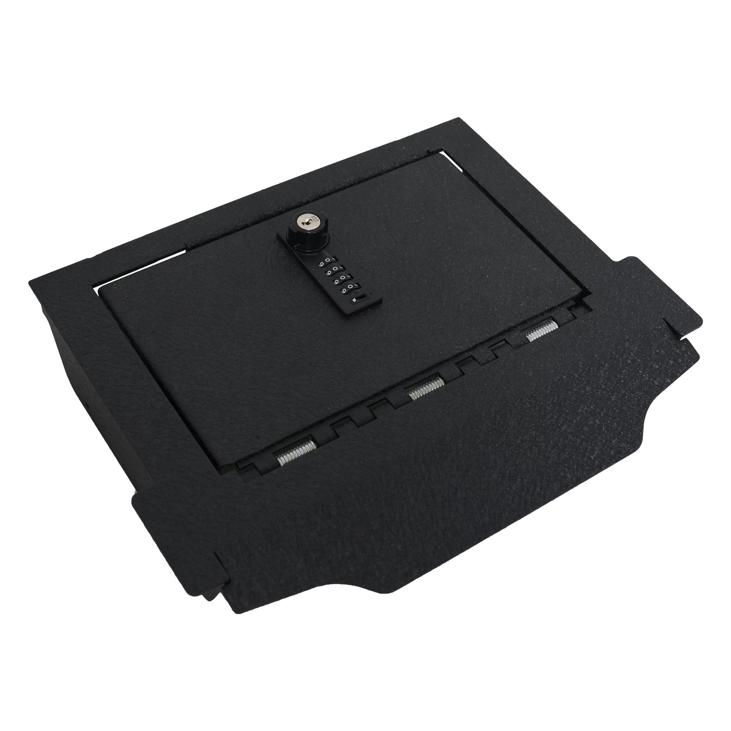 Console Safe Vault for 2022-2025 Dodge Ram Rebel GT (4 Digit Combo Lock with Key)