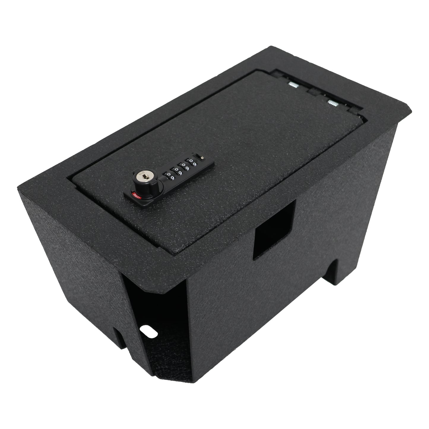 Console Safe Vault for 2023-2025 Toyota Sequoia (4 Digit Combo Lock with Key)