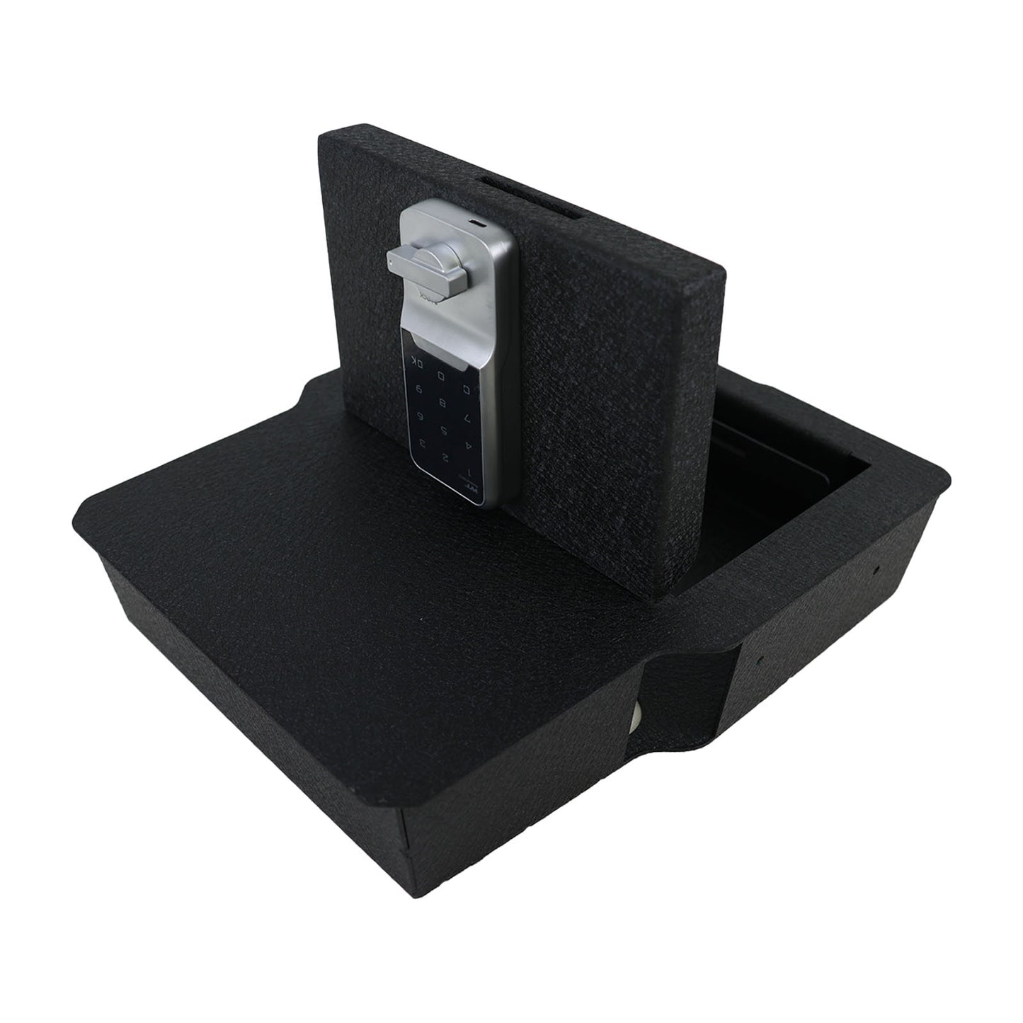Underseat Console Safe Vault for 2020-2024 Dodge Ram 1500/2500/3500 (Electronic Keypad Lock)