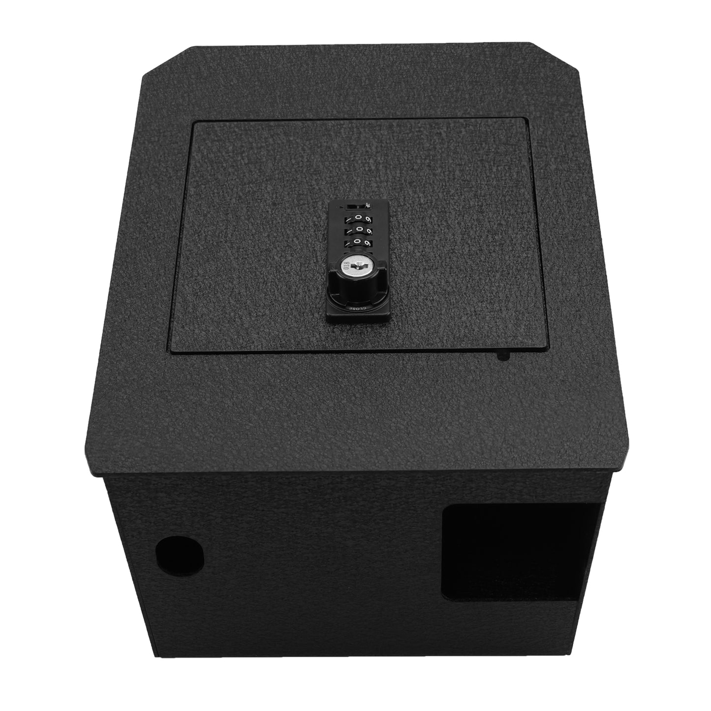 Pro Console Gun Safe Vault for 2024-2025 Tesla Cybertruck (4 Digit Combo Lock with Key)