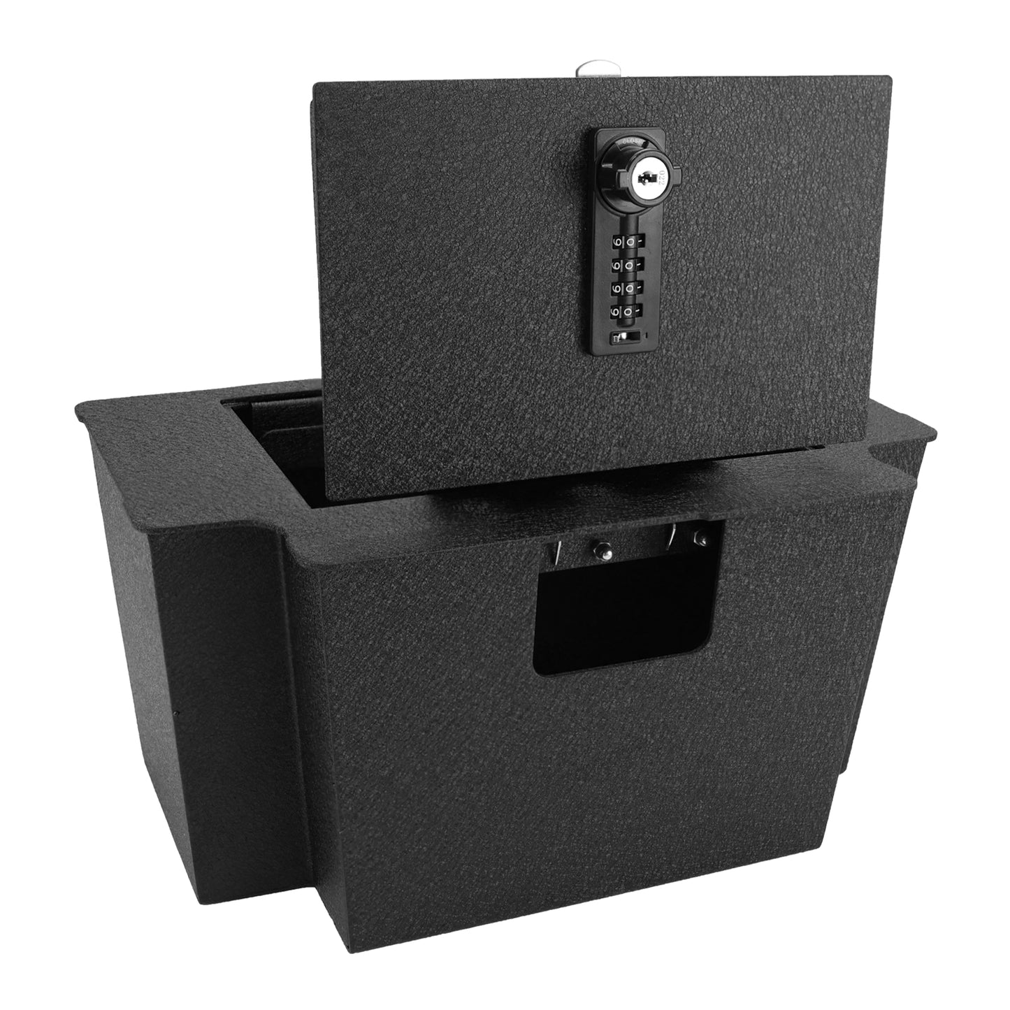 Pro Console Safe Vault for Chevrolet Silverado 2023-2025 (4 Digit Combo Lock with Key)