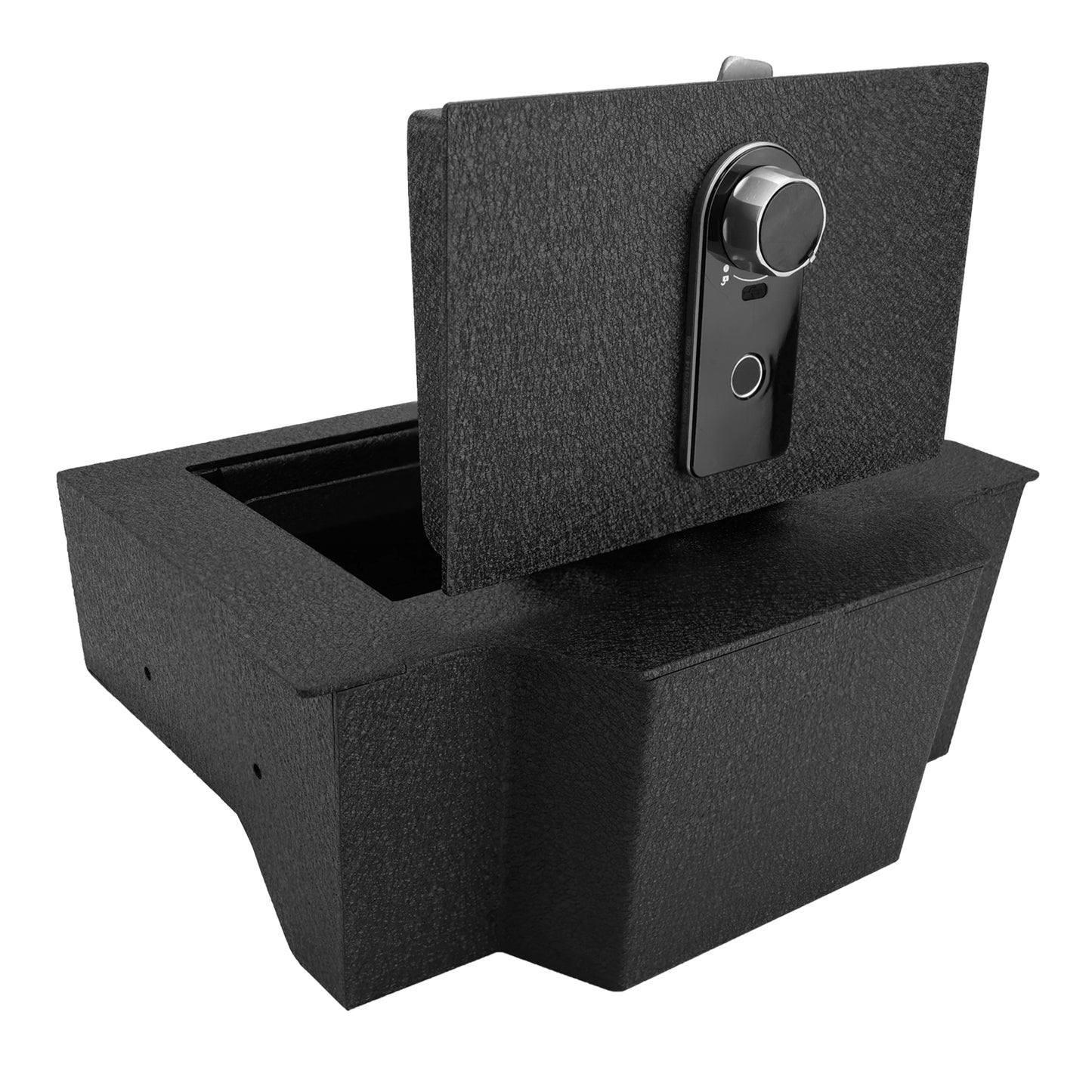 Pro Console Safe Vault for 2019-2025 Dodge Ram 1500/2500/3500 Bighorn (Fingerprint Lock with Key)
