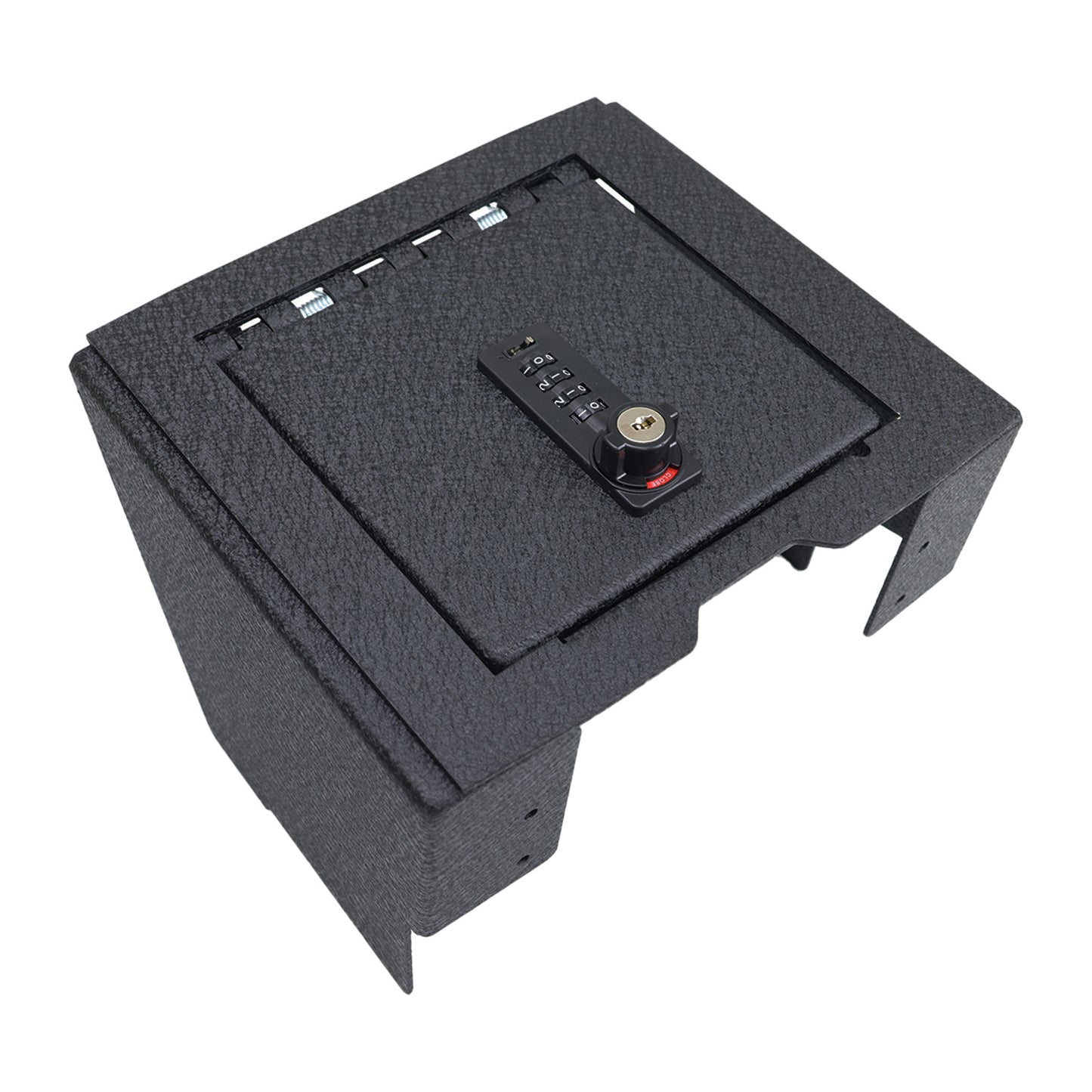 Console Safe Vault for 2024-2025 Ford Ranger (4 Digit Combo Lock with Key)