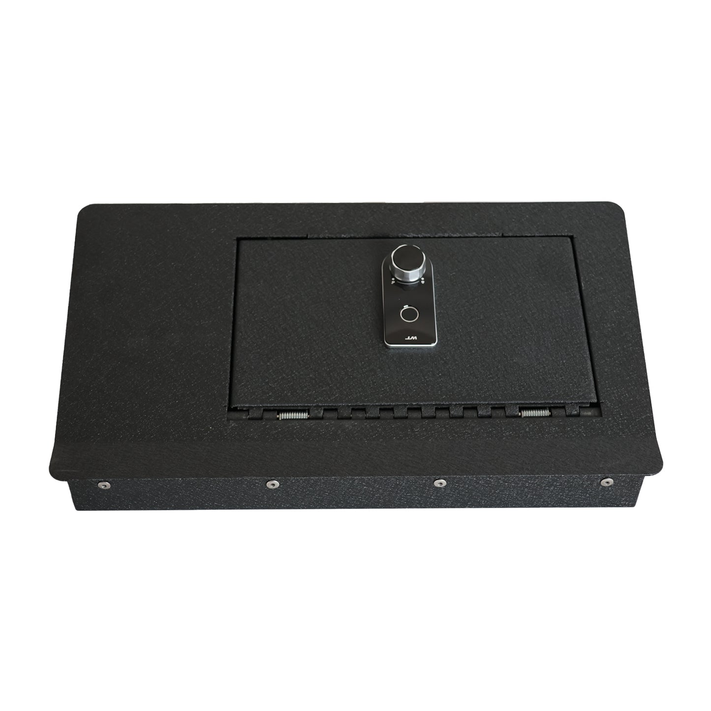 Underseat Console Safe Vault for 2021-2024 Ford Bronco Sport (Fingerprint Lock with Key)