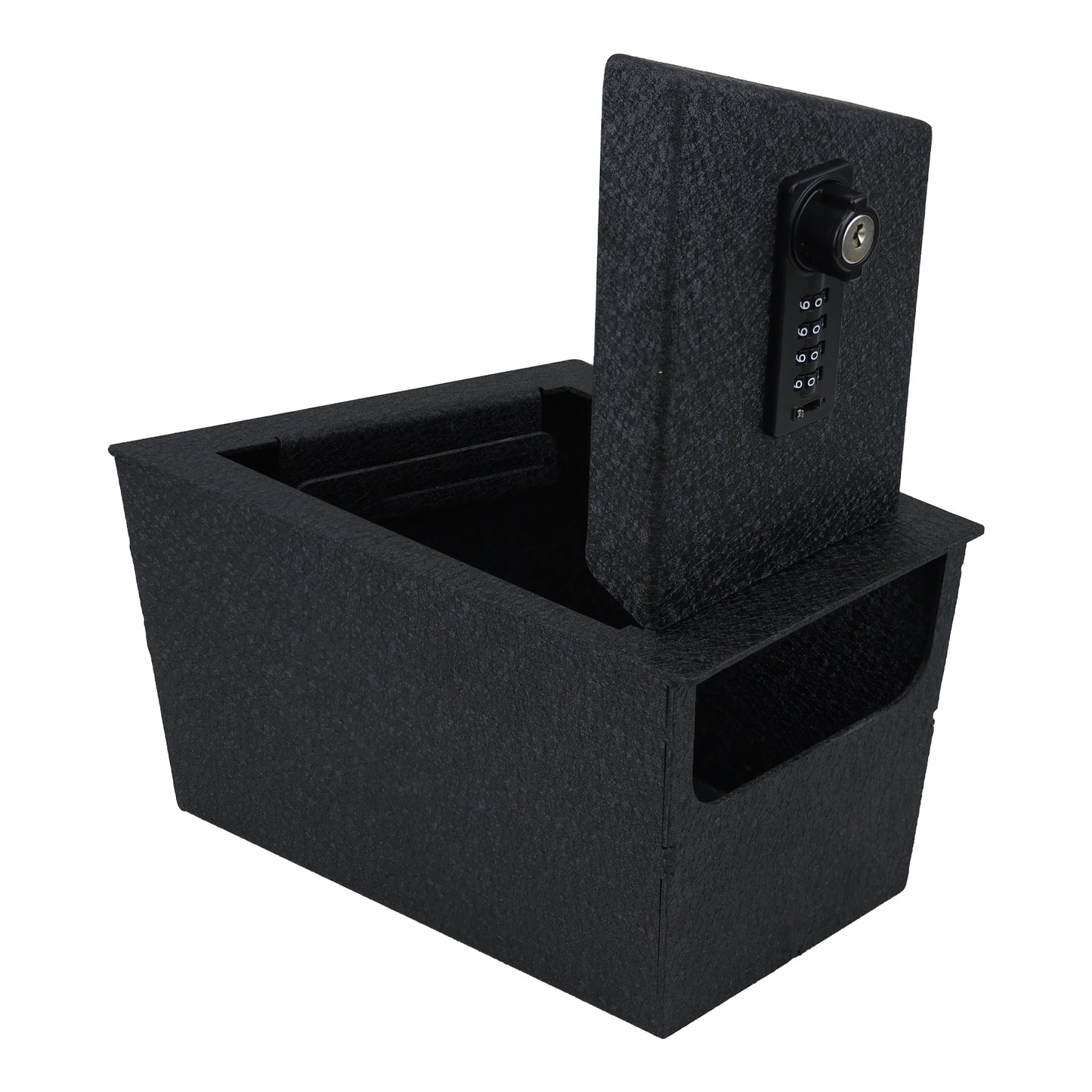 Console Safe Vault for 2021-2025 Hyundai Elantra Limited (4 Digit Combo Lock with Key)