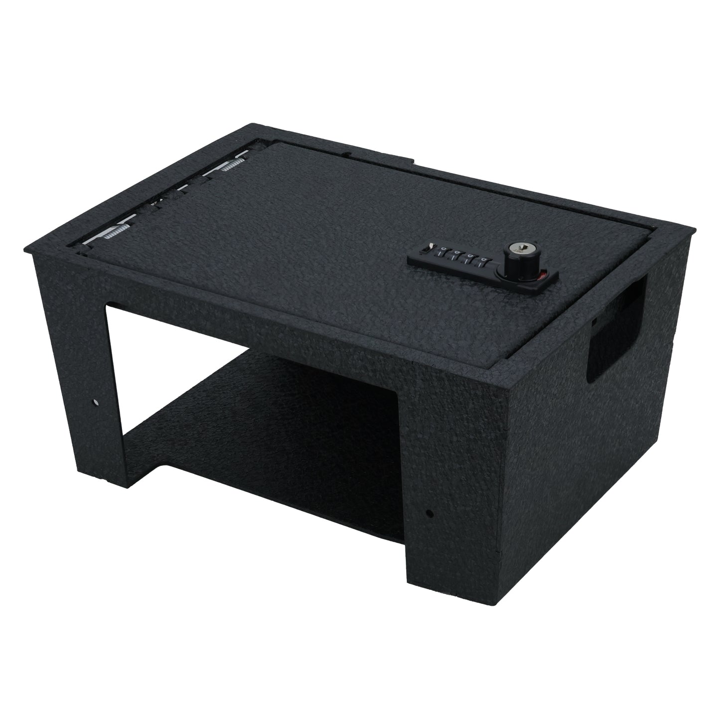 Console Safe Vault for 2019-2025 Lincoln Aviator (4 Digit Combo Lock with Key)