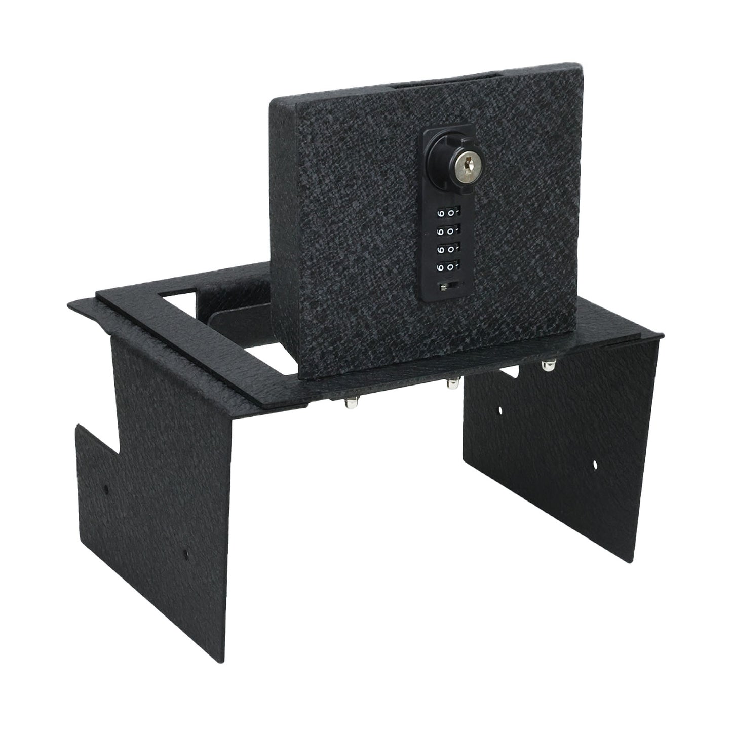 Console Safe Vault for 2024-2025 Toyota Tacoma (4 Digit Combo Lock with Key)
