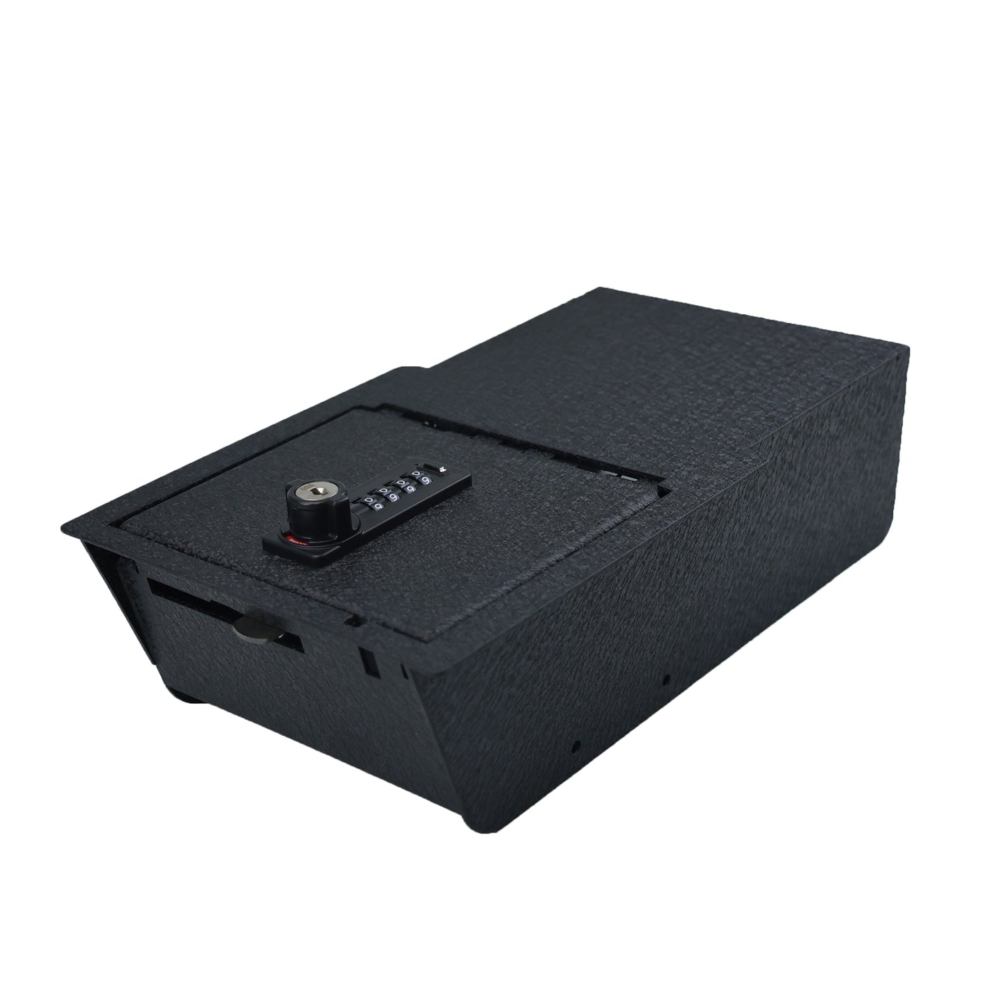 Console Gun Safe Vault for 2021-2024 Tesla Model Y (4 Digit Combo Lock with Key)