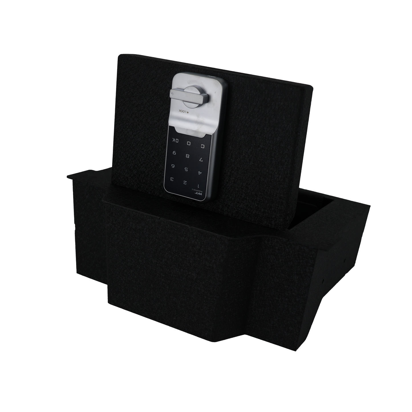 Console Safe Vault for 2019-2025 Dodge Ram 1500/2500/3500 Laramie (Electronic Keypad Lock)