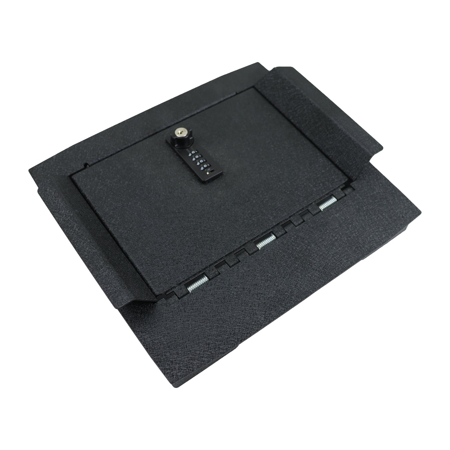 Console Safe Vault for 2023-2025 Ford F250 Super Duty (4 Digit Combo Lock with Key)