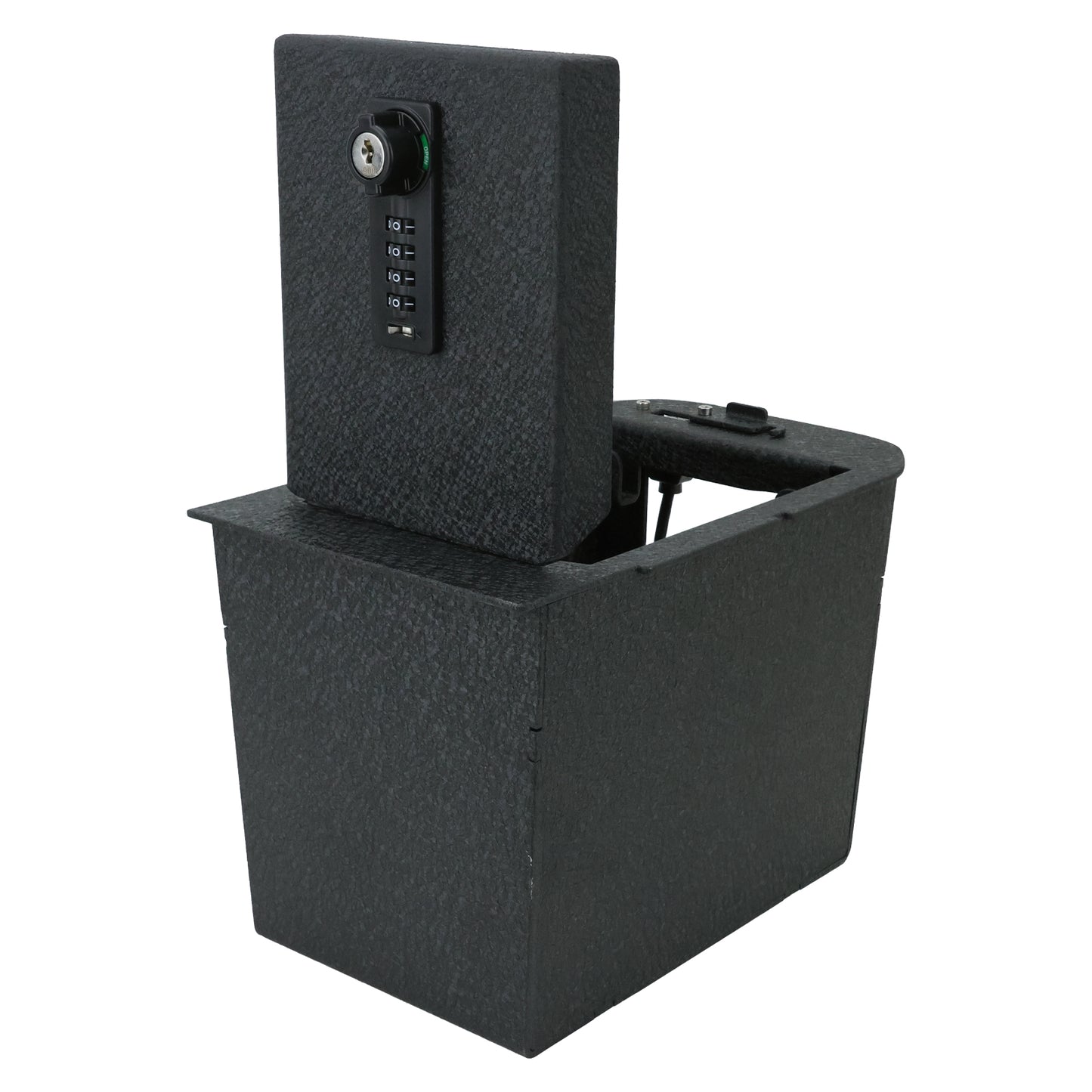 Console Safe Vault for 2019-2025 Toyota RAV4 (4 Digit Combo Lock with Key)