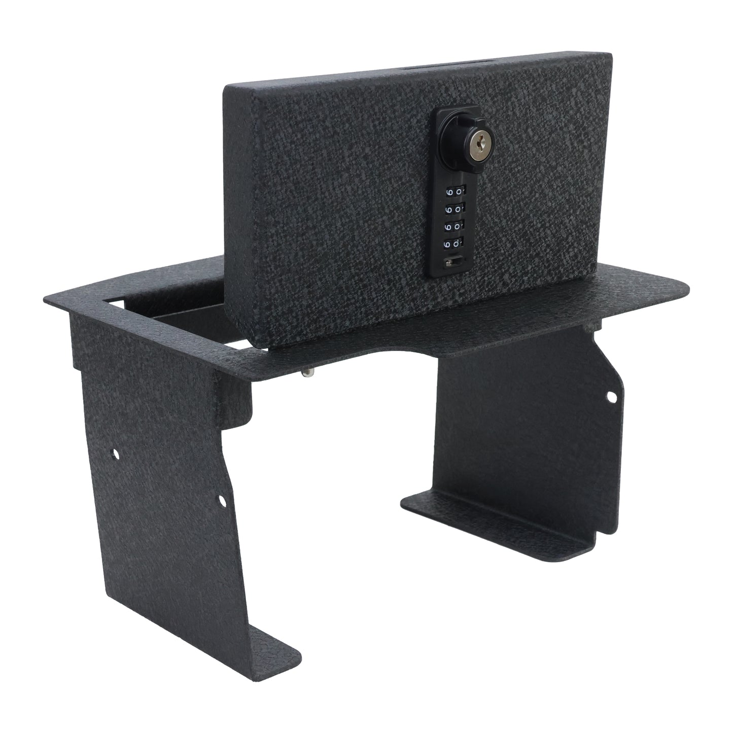 Console Safe Vault for 2013-2018 Dodge Ram 2500 with CD (4 Digit Combo Lock with Key)