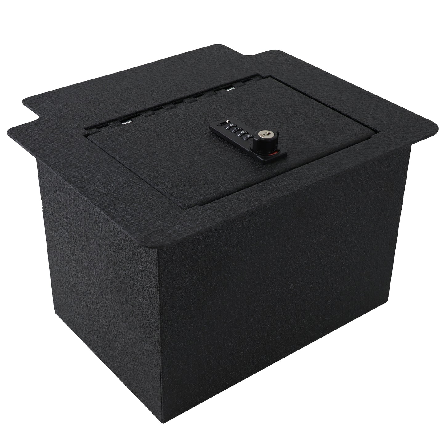 Console Safe Vault for 2021-2025 Chevrolet Suburban (4 Digit Combo Lock with Key)