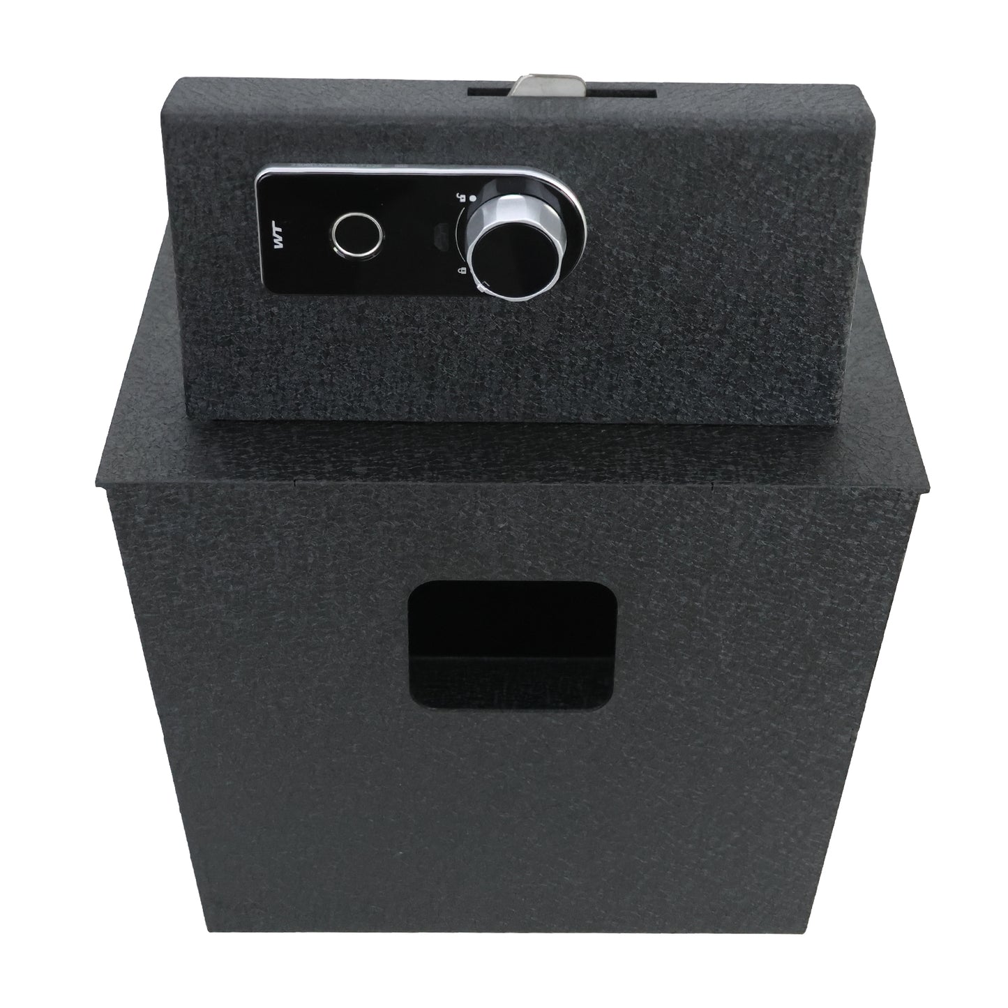 Rear Center Console Safe Vault for 2018-2024 Lincoln Navigator (Fingerprint Lock with Key)