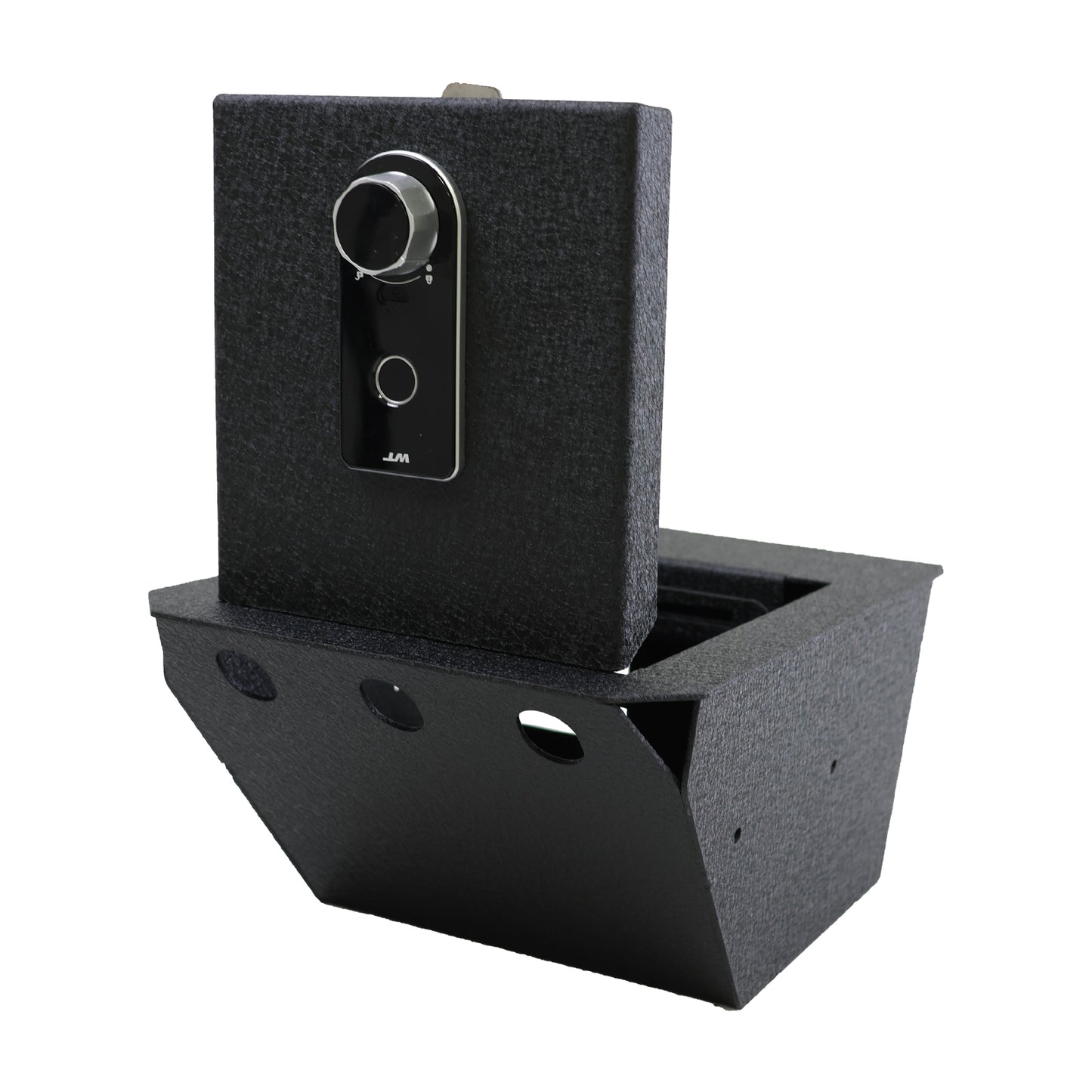 Console Safe Vault for 2024-2025 Tesla Cybertruck (Fingerprint Lock with Key)