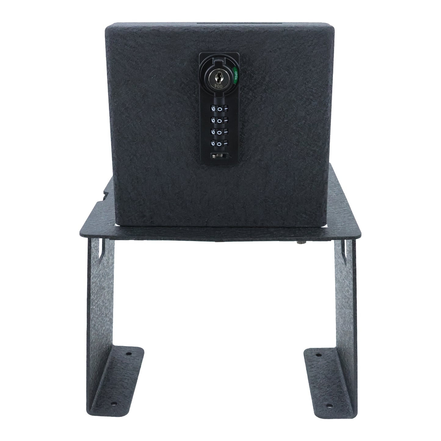 Console Safe Vault for 2018-2022 Jeep Wrangler JL and Jeep Gladiator (4 Digit Combo Lock with Key)