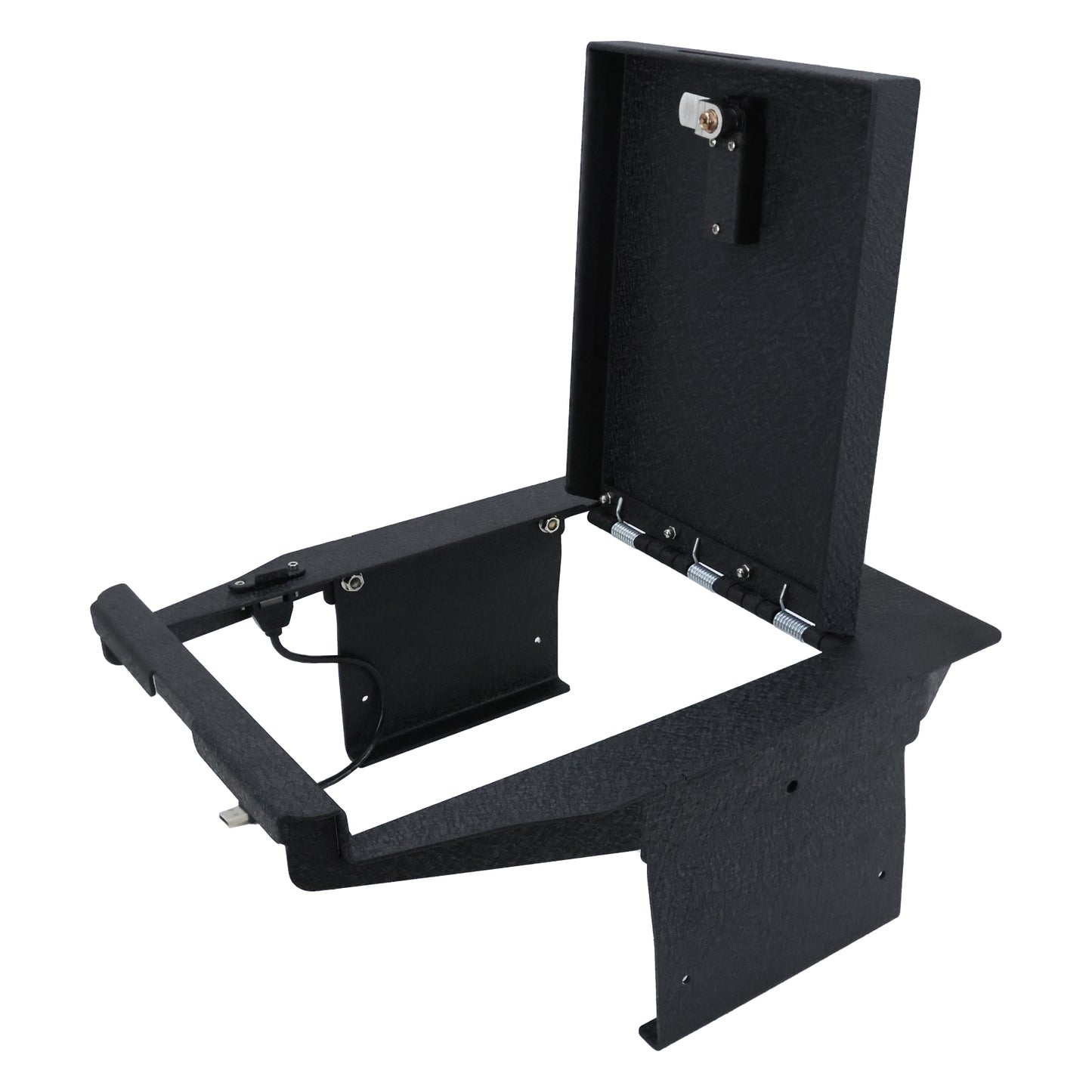 Console Safe Vault for 2021-2024 Ford F-150 (4 Digit Combo Lock with Key)