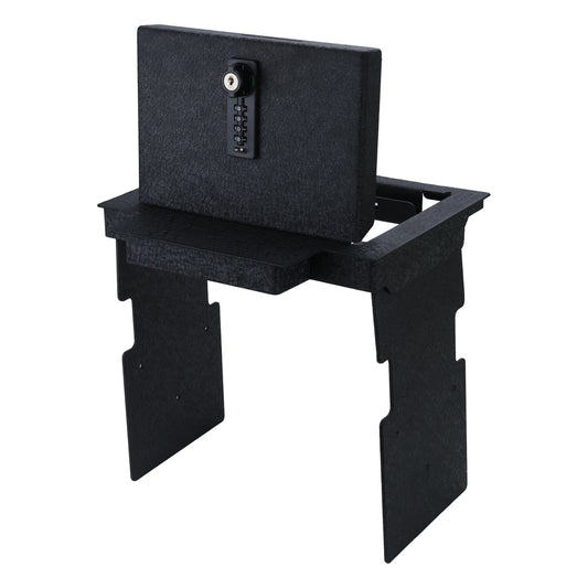 Front Center Console Safe Vault for 2018-2024 Lincoln Navigator (4 Digit Combo Lock with Key)