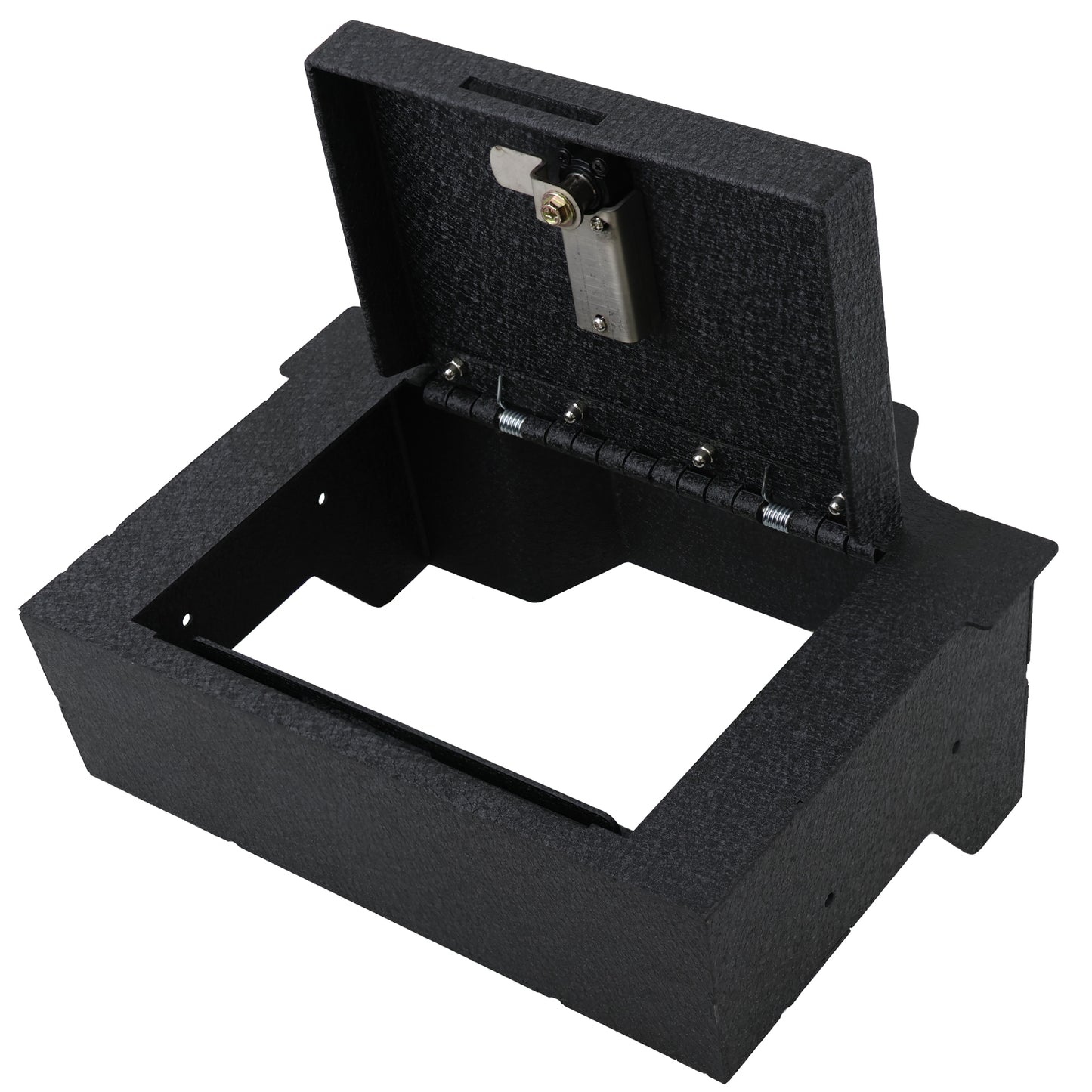 Console Safe Vault for 2019-2026 Dodge Ram 1500/2500/3500 (4 Digit Combo Lock with Key)