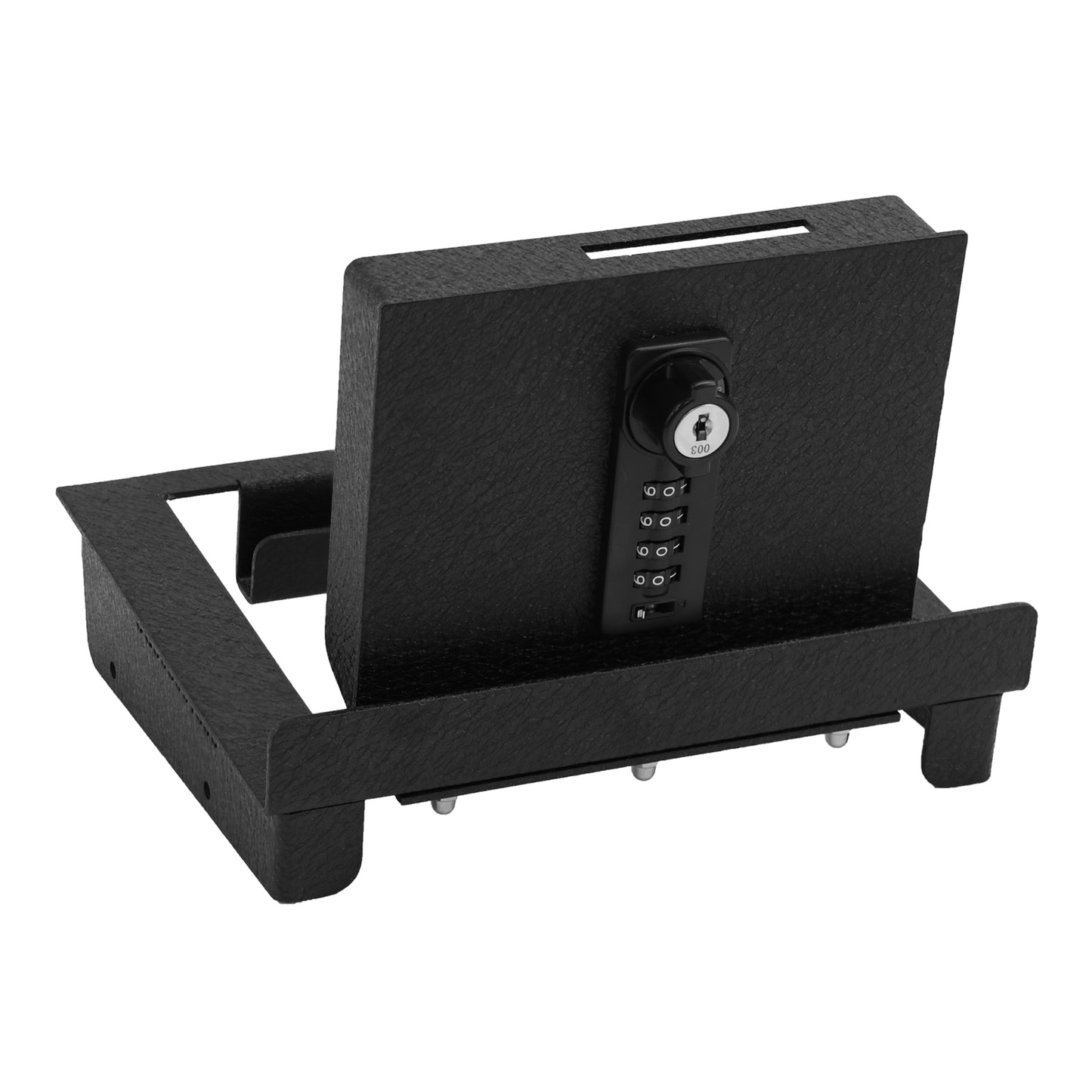 Console Safe Vault for 2025-2026 Tesla Model Y Juniper (4 Digit Combo Lock with Key)
