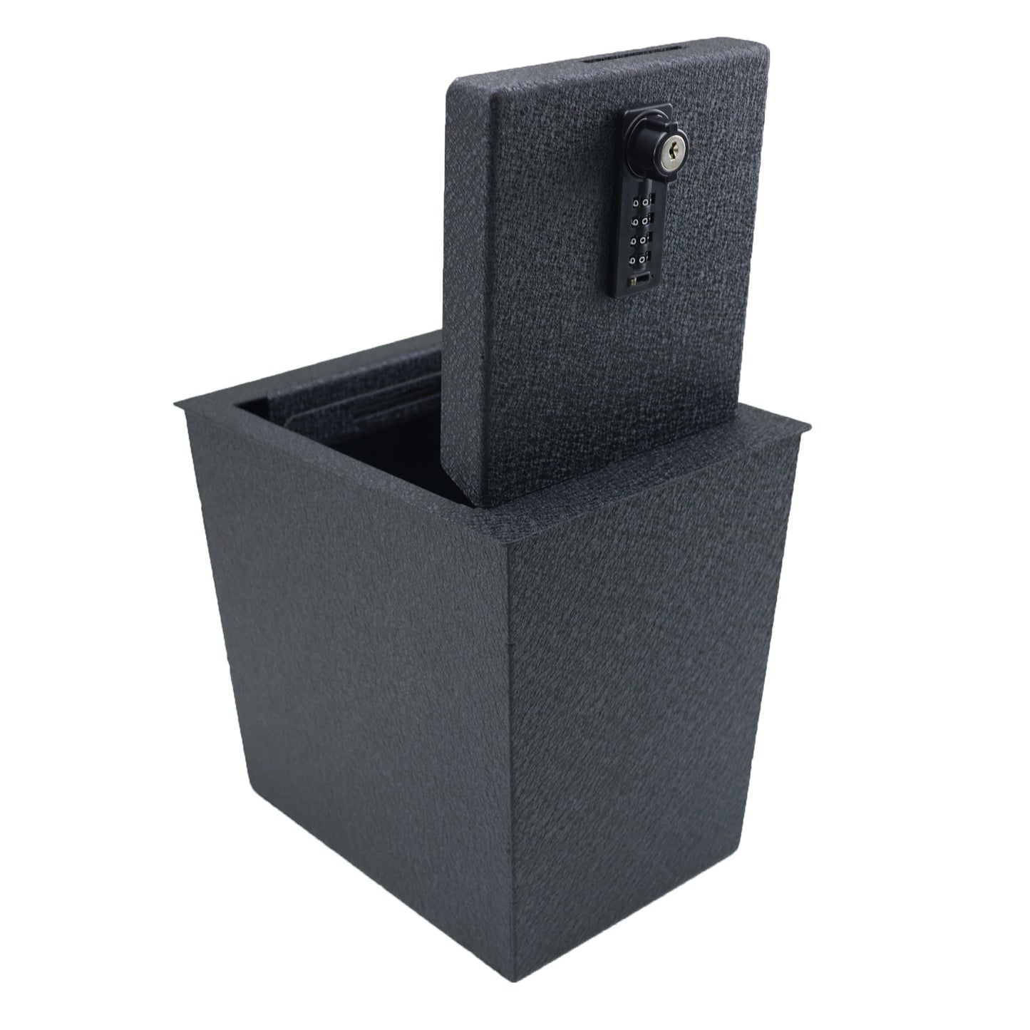 Console Safe Vault for 2020-2025 Hyundai Palisade (4 Digit Combo Lock with Key)