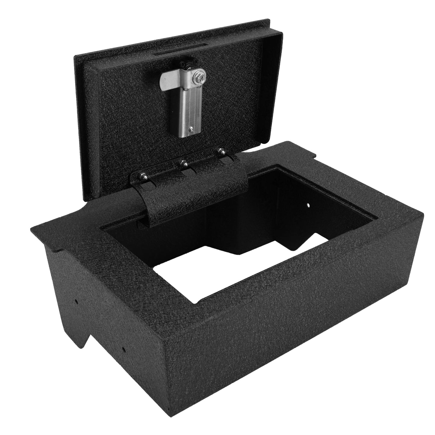 Pro Console Safe Vault for 2019-2025 Dodge Ram 1500/2500/3500 Powerwagon (4 Digit Combo Lock with Key)